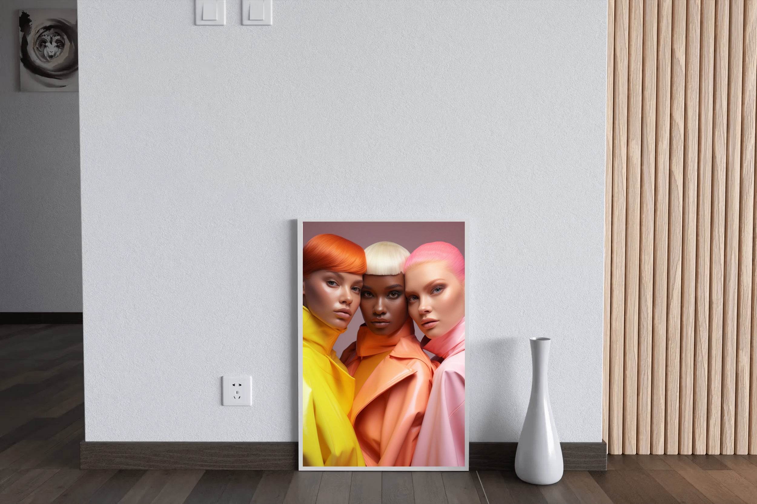 European Style Fantasy Hairstyle Wall Art - beink online art store