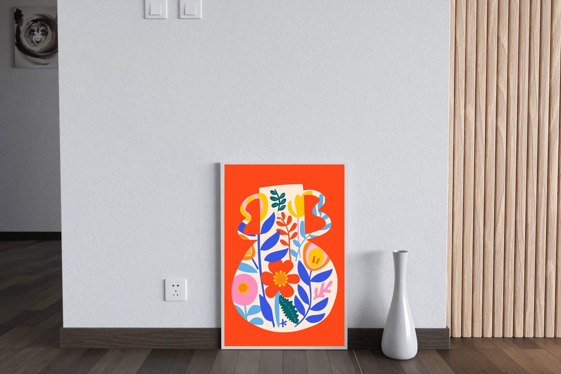 Painting a Jar With a Design Wall Art - beink online art store