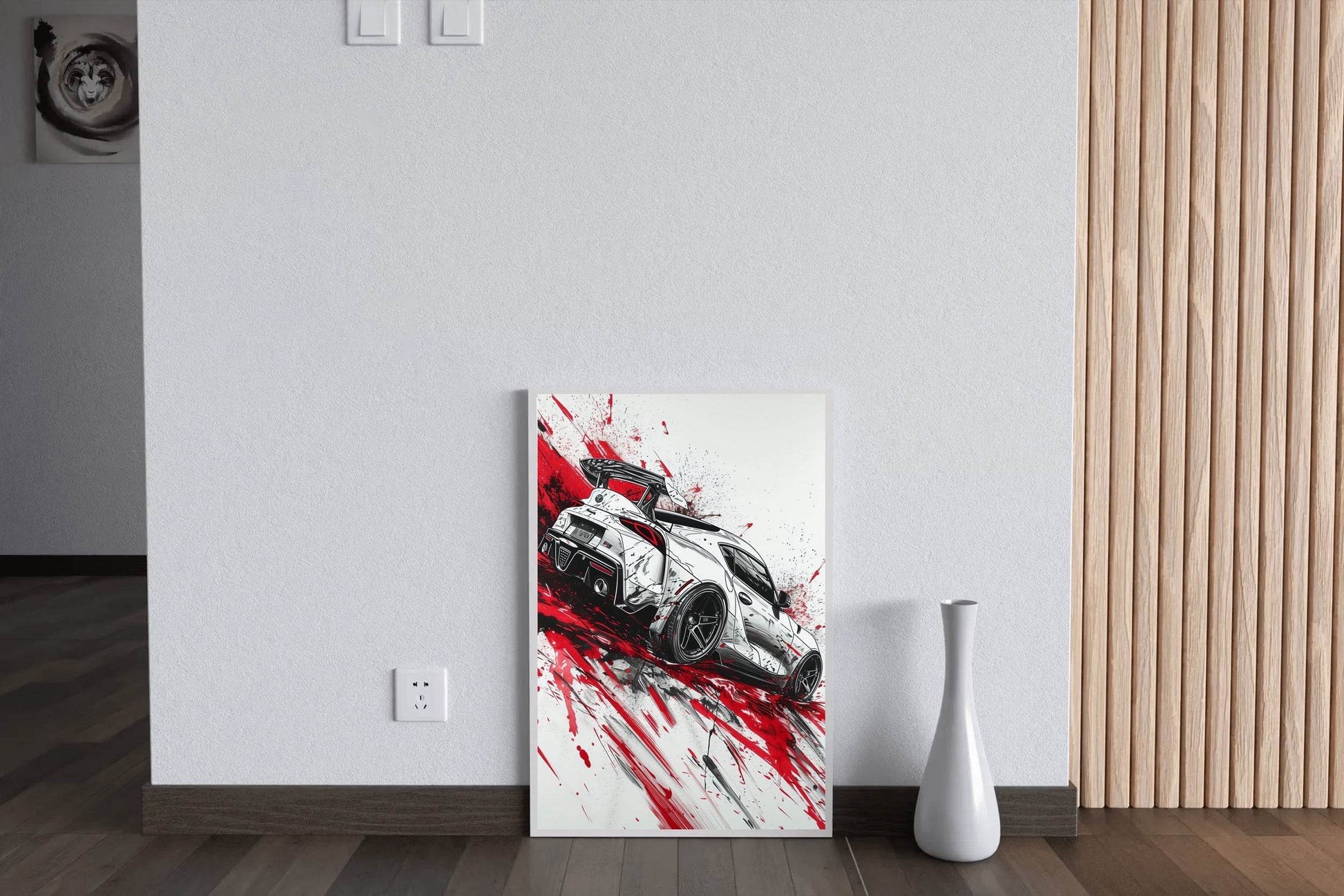 Drift Toyota GR Supra Wall Art - beink online art store