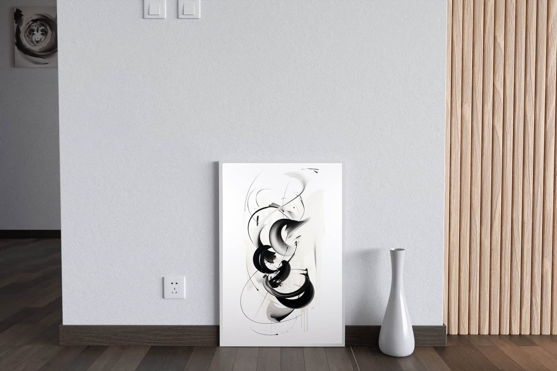Black and White Abstract Wall Art - beink online art store