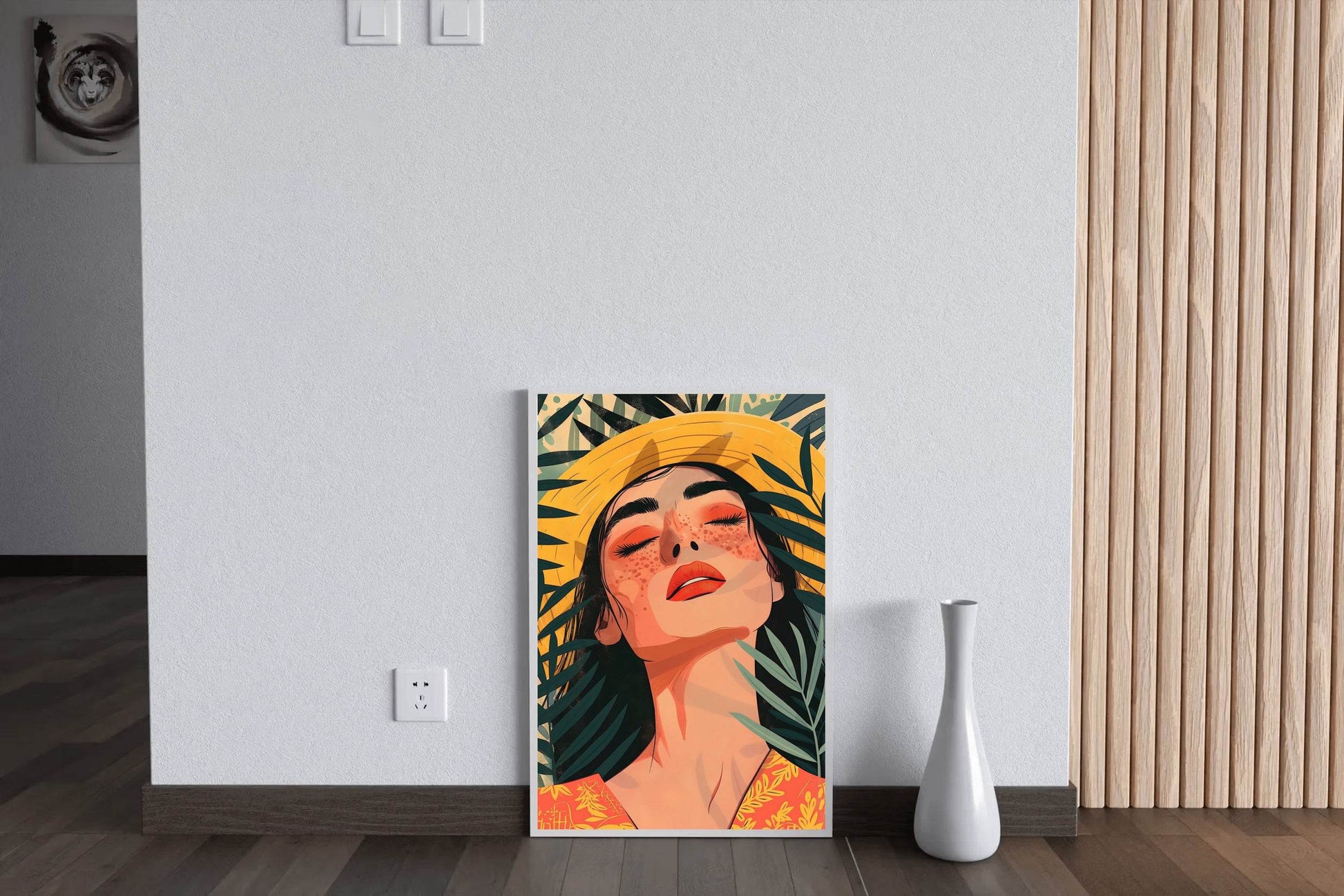 A Stylish Young Woman in the Jungle - beink online art store