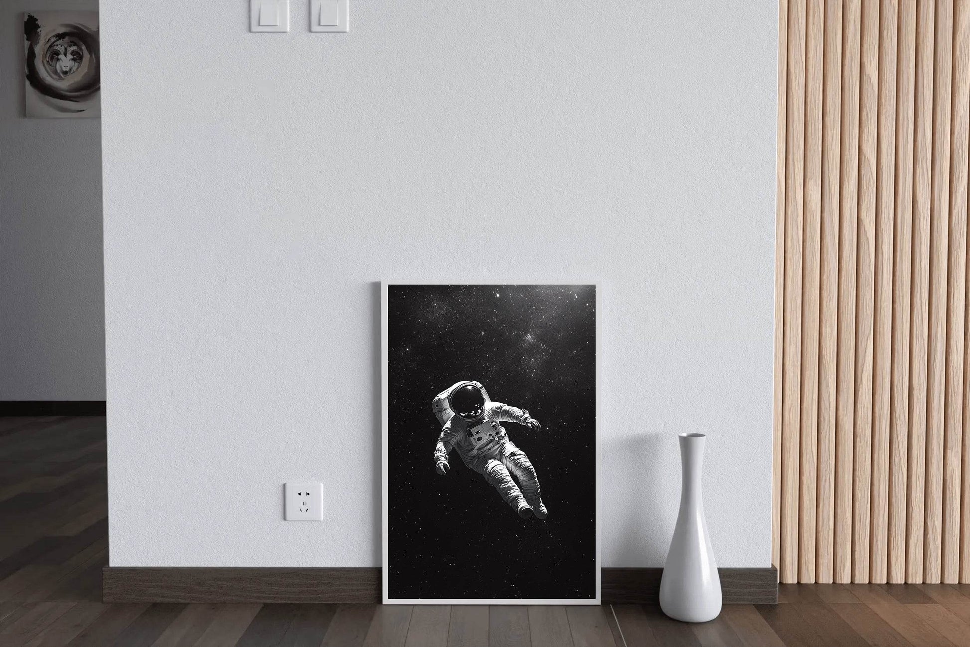 Astronaut Floating in Space Wall Art - beink online art store