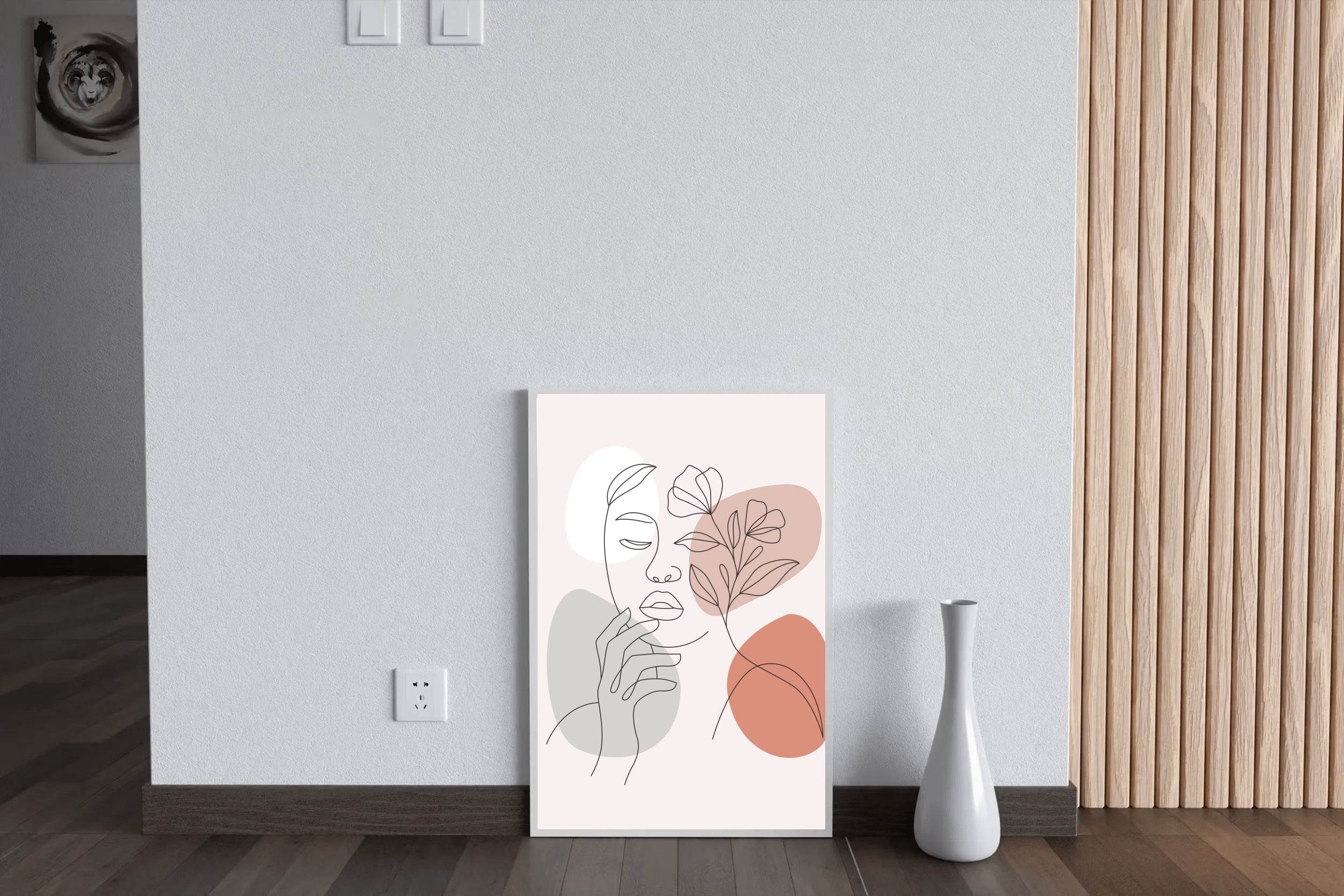The Face Of a Thinking Woman Wall Art - beink online art store