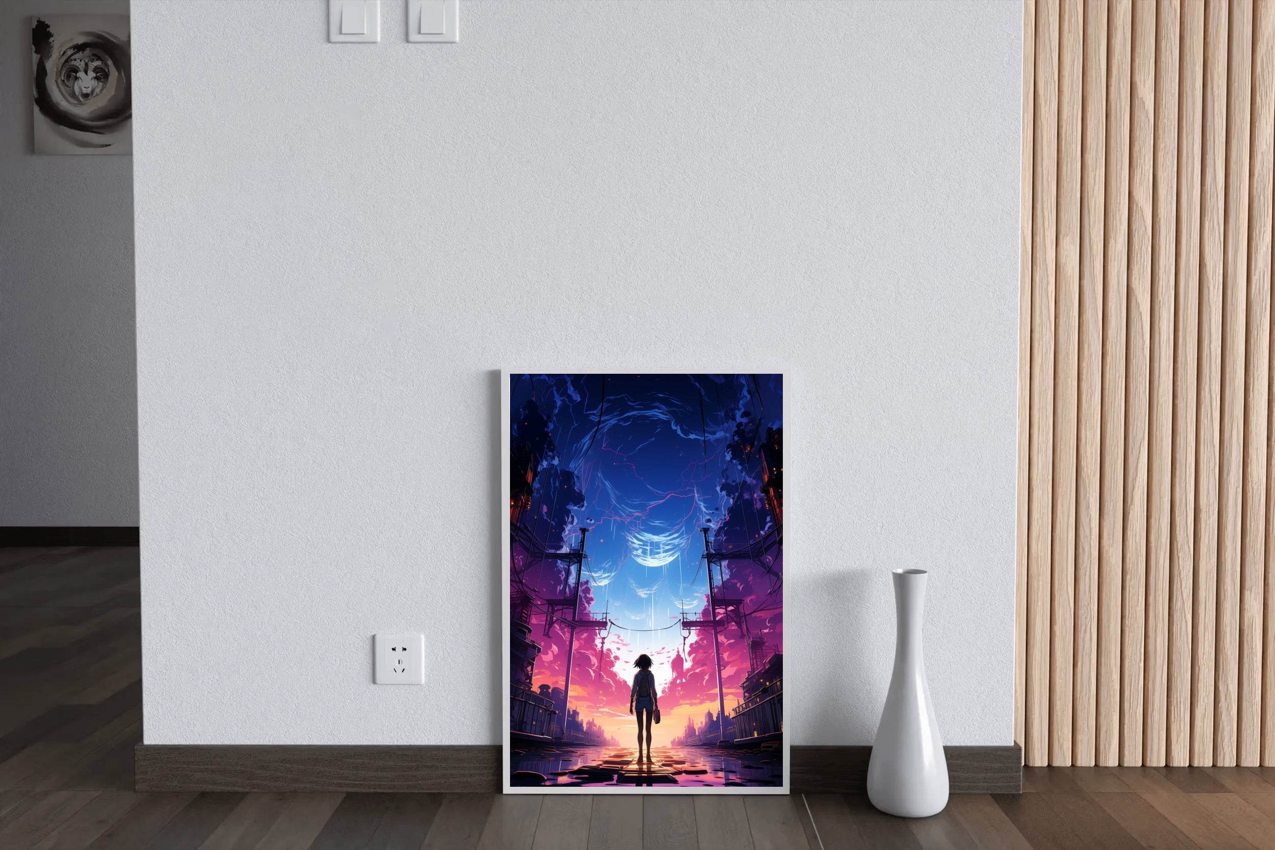Fantasy Anime Storm Wall Art - beink online art store