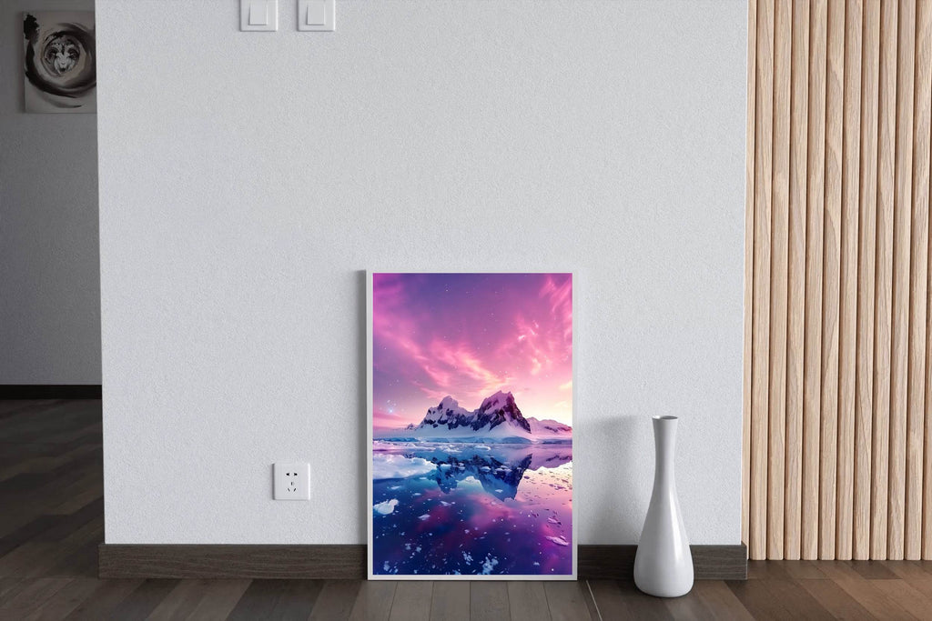 Polar Twilight Reflection Wall Art - beink online art store