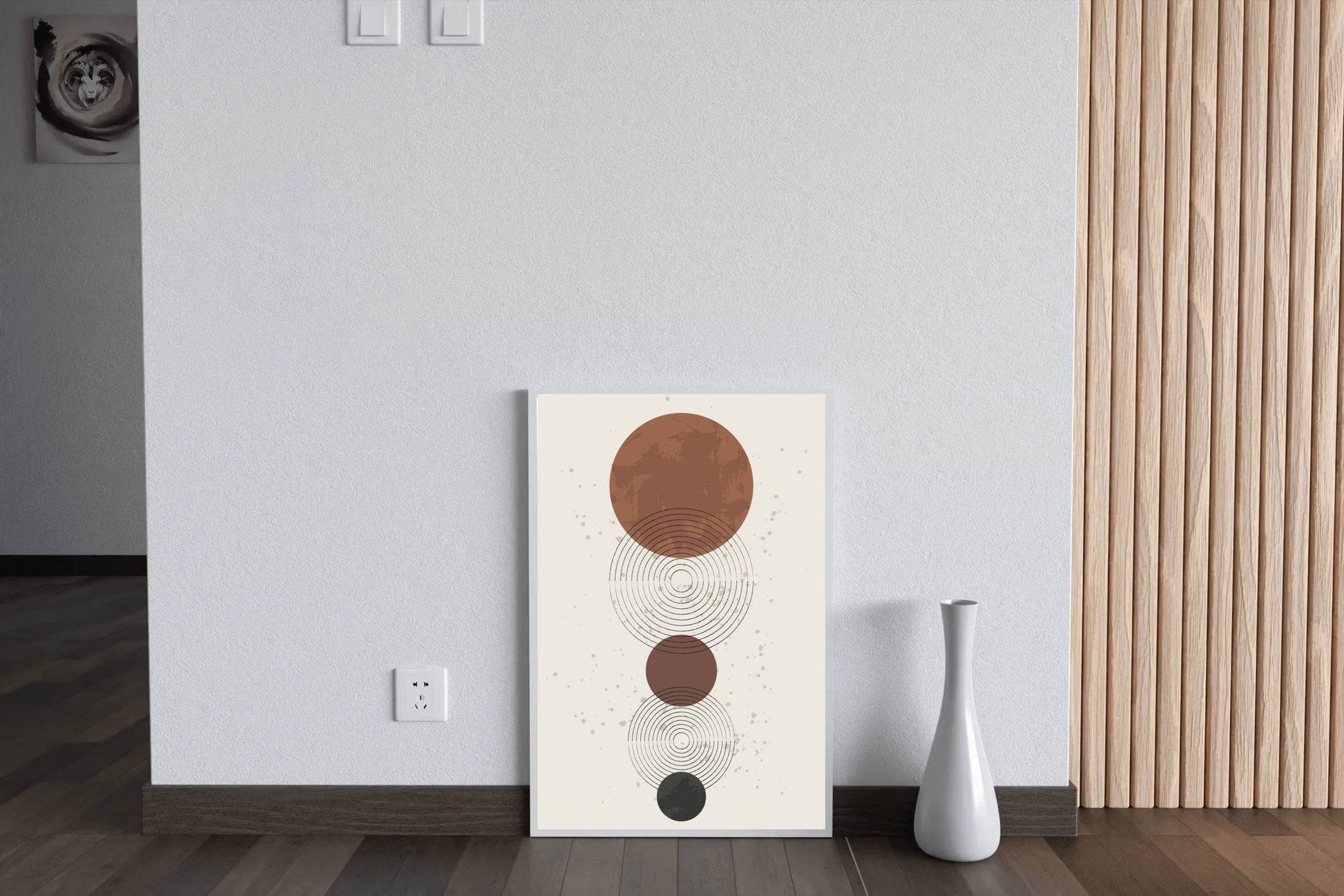 Geometric Circular Abstract Wall Art - beink online art store