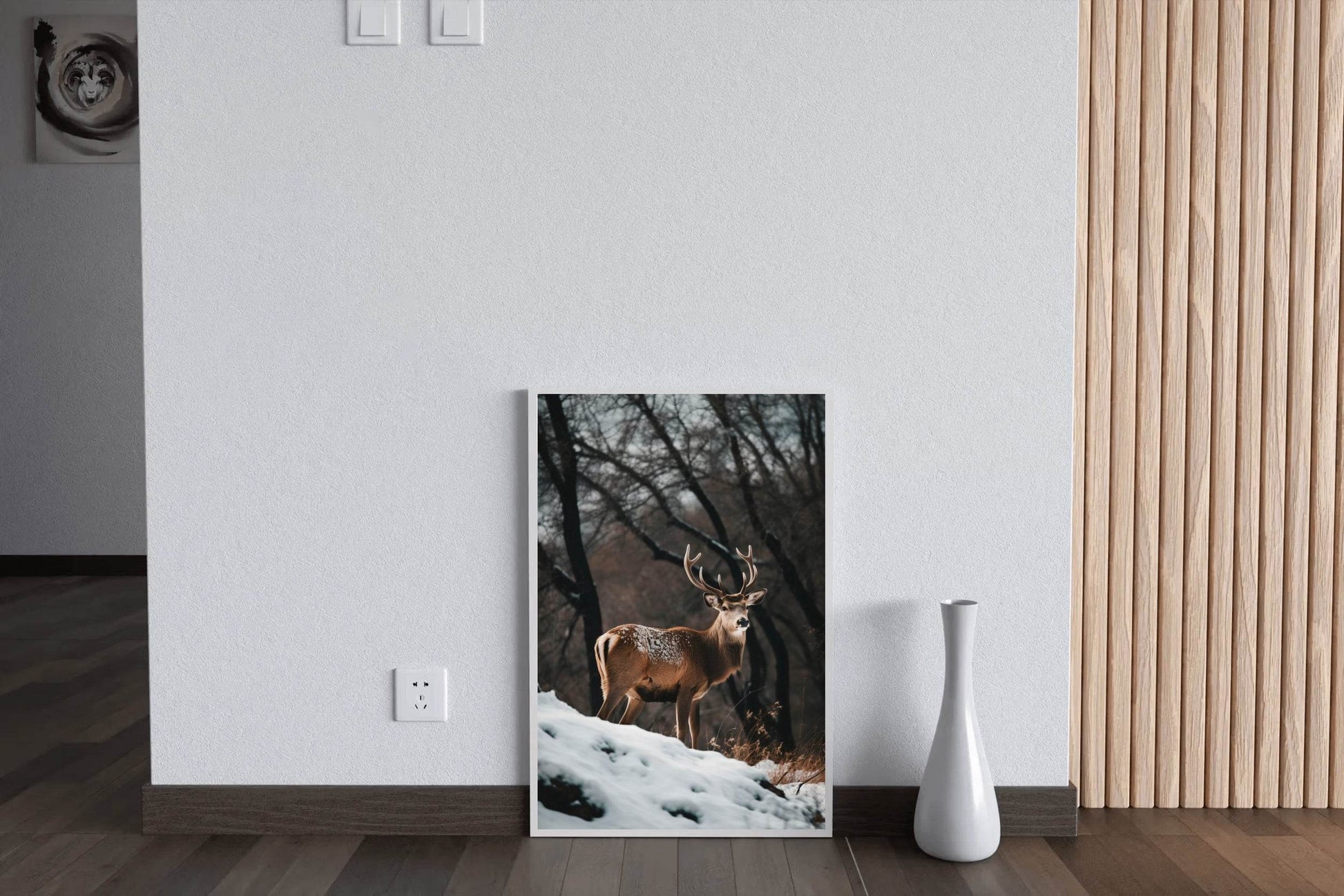 Bactrian Deer Animal Wall Art - beink online art store