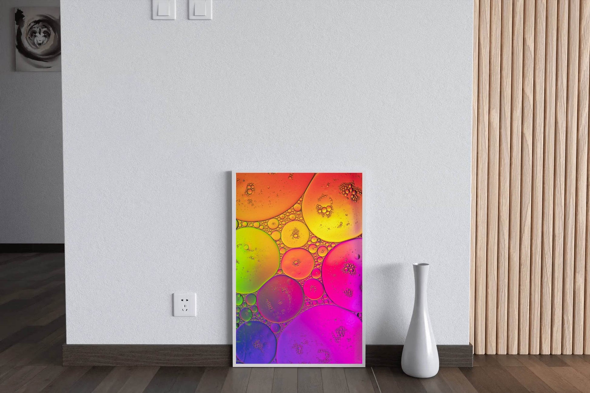Bubbles Gradient Abstract Wall Art - beink online art store