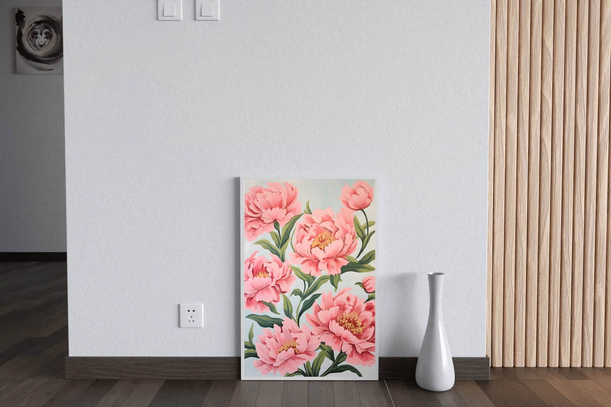 Watecolor Illustration of Pink Flowers - beink online art store
