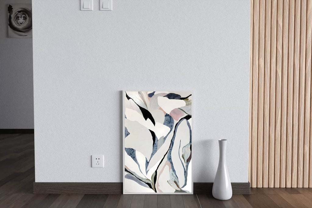 Serene Serenity- Floating Organic Shapes Wall Art - beink online art store