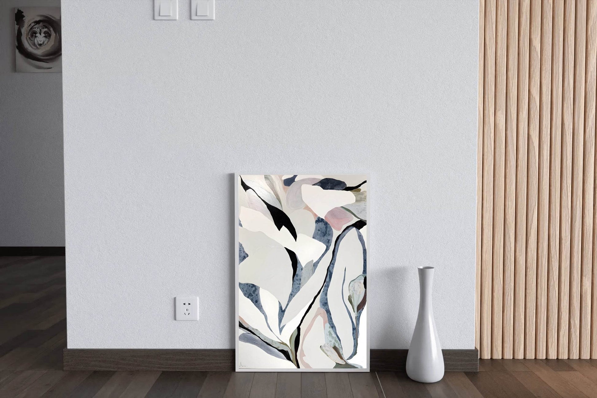 Serene Serenity- Floating Organic Shapes Wall Art - beink online art store