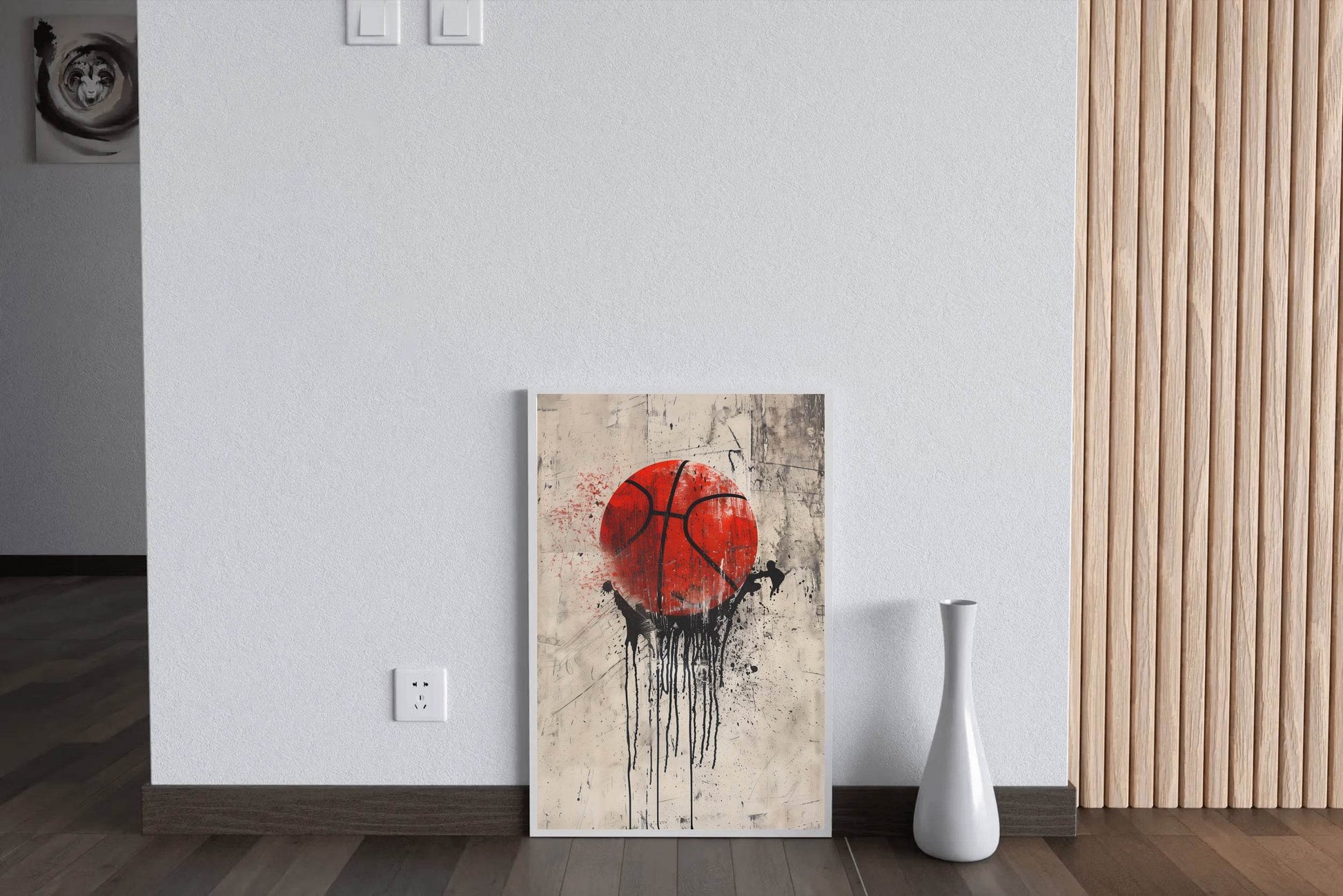 Master Flame Sports Aesthetic Wall Art Poster for Living Room, Home & Wall Decor - Basketball - beink online art store
