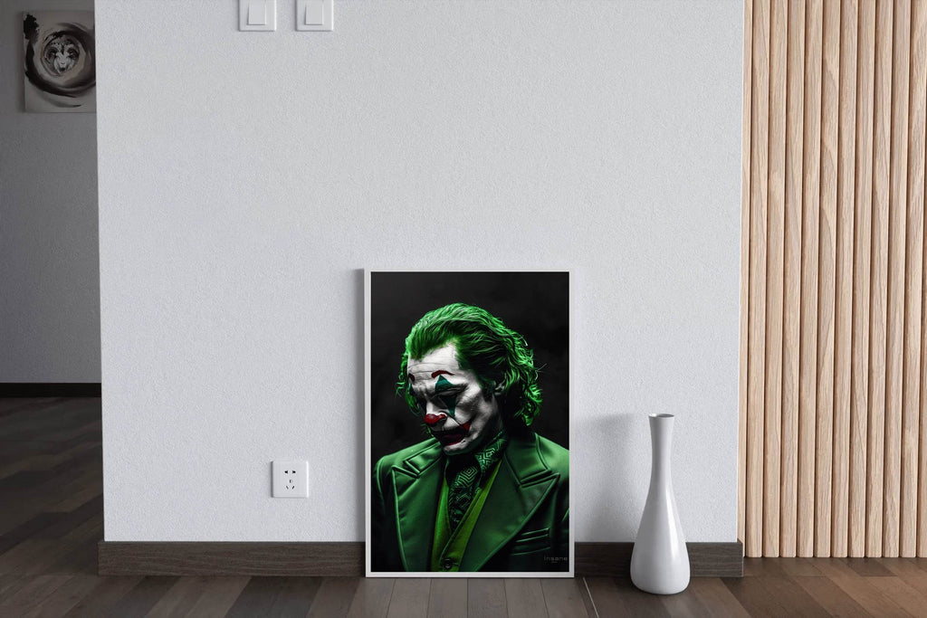 Painting of Joker Character Premium Wall Art - beink online art store