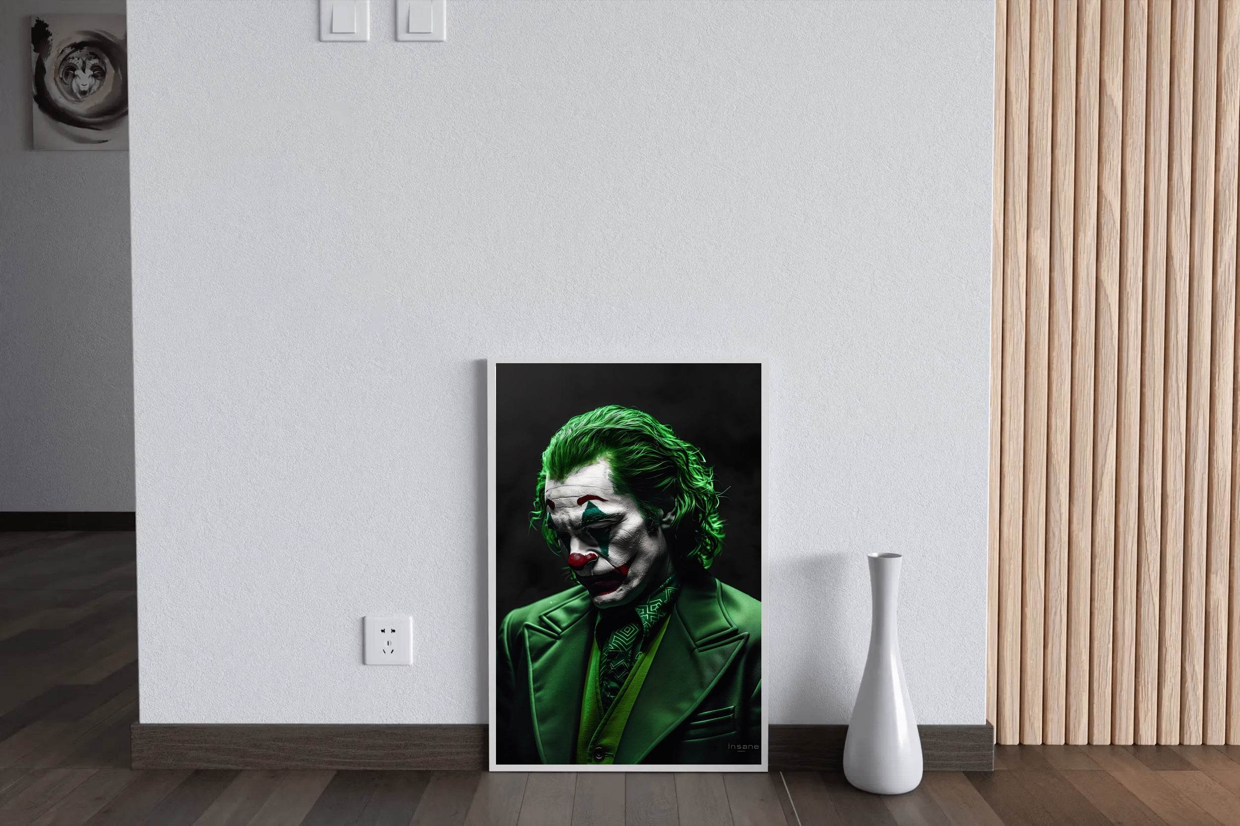 Painting of Joker Character Premium Wall Art - beink online art store