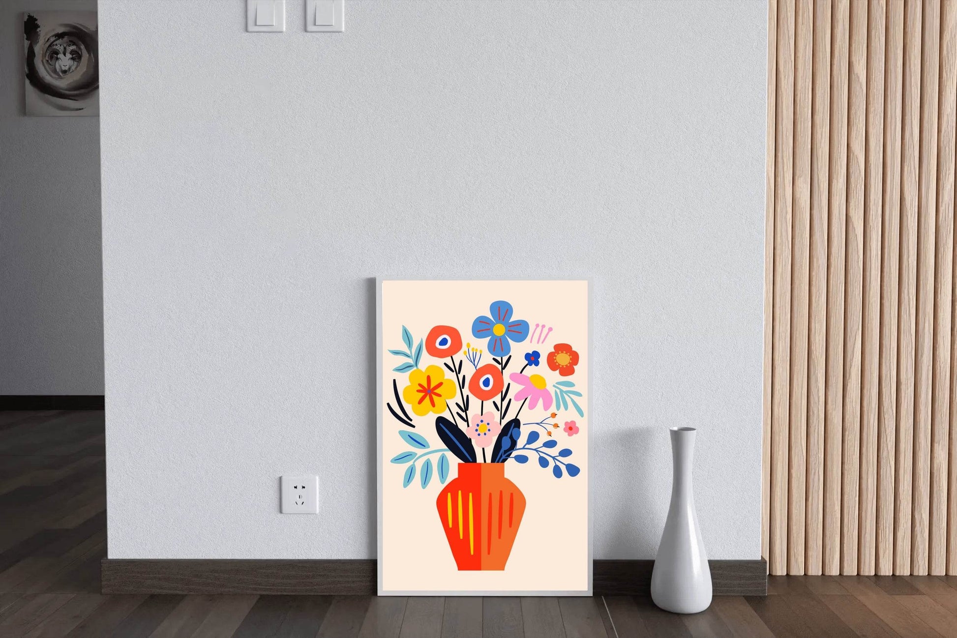 Painting a Vase of Spring Flowers - beink online art store