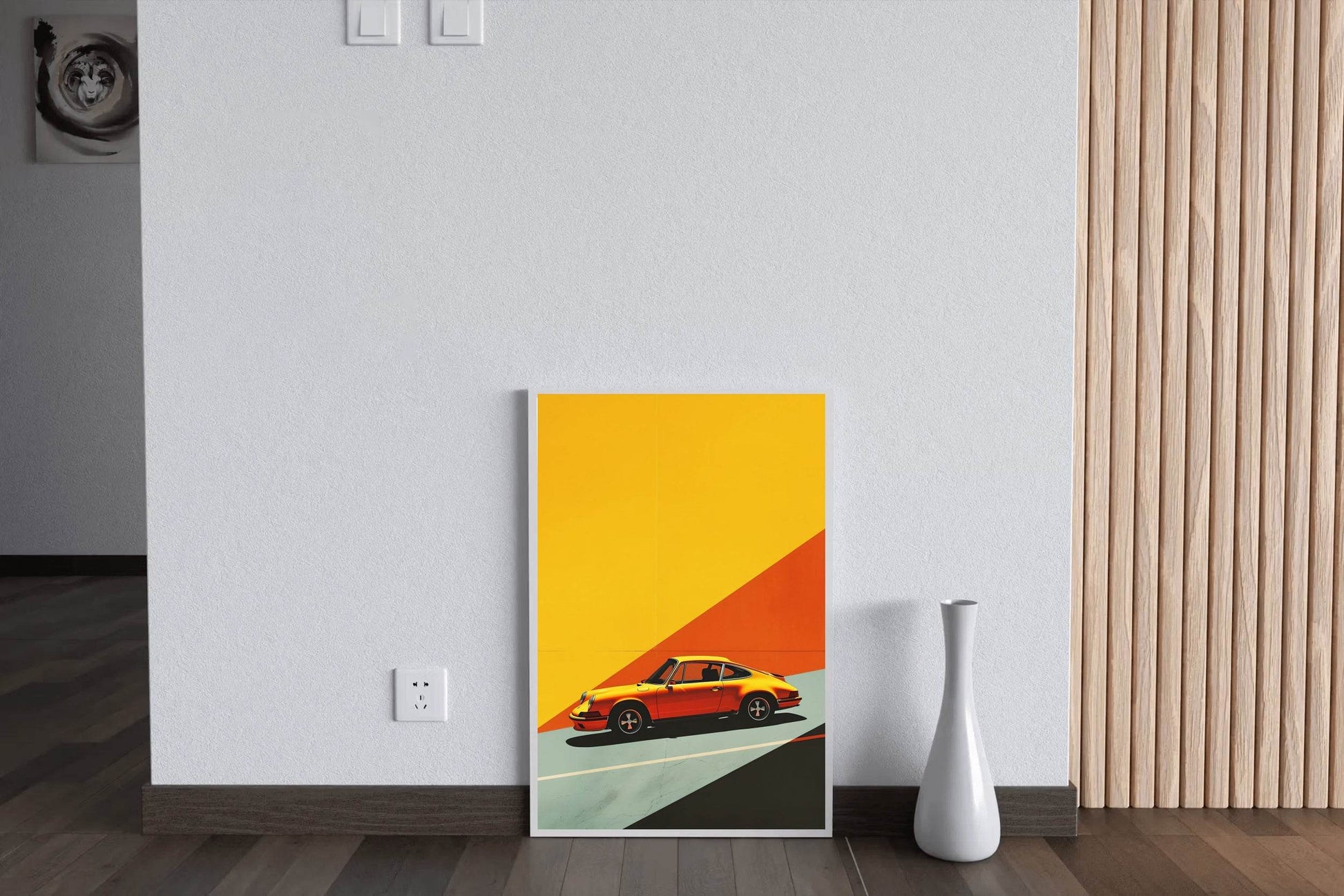 Porsche911 RS Yellow Wall Poster - beink online art store
