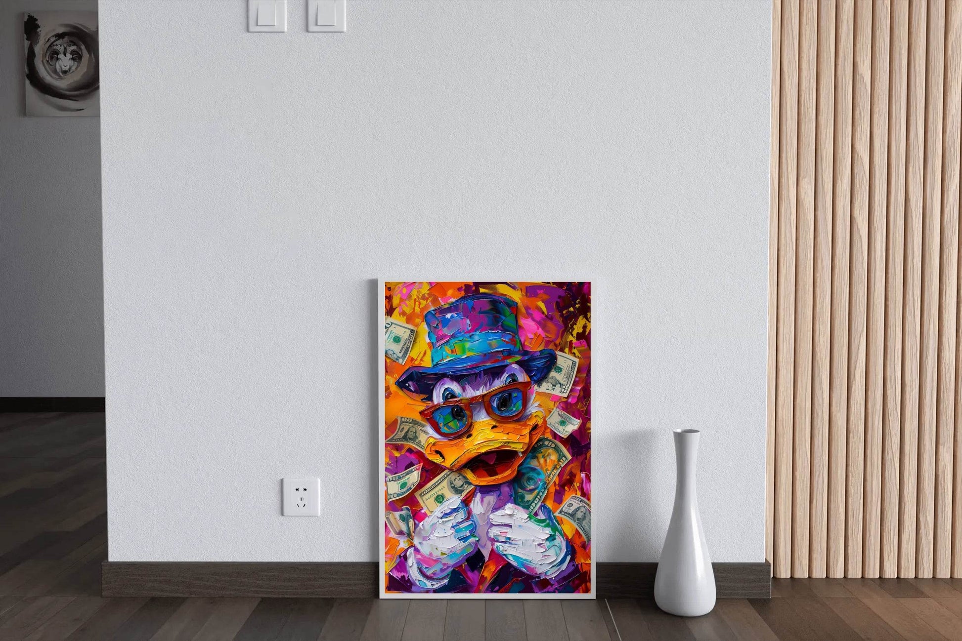 McDuck Surrounded by Money Wall Art - beink online art store