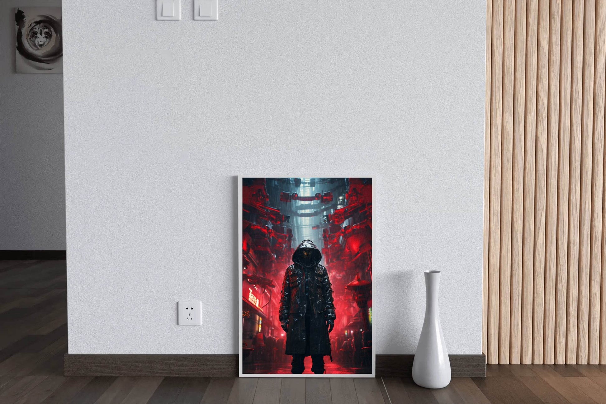 Cyberpunk Chinese Killer Wall Art - beink online art store