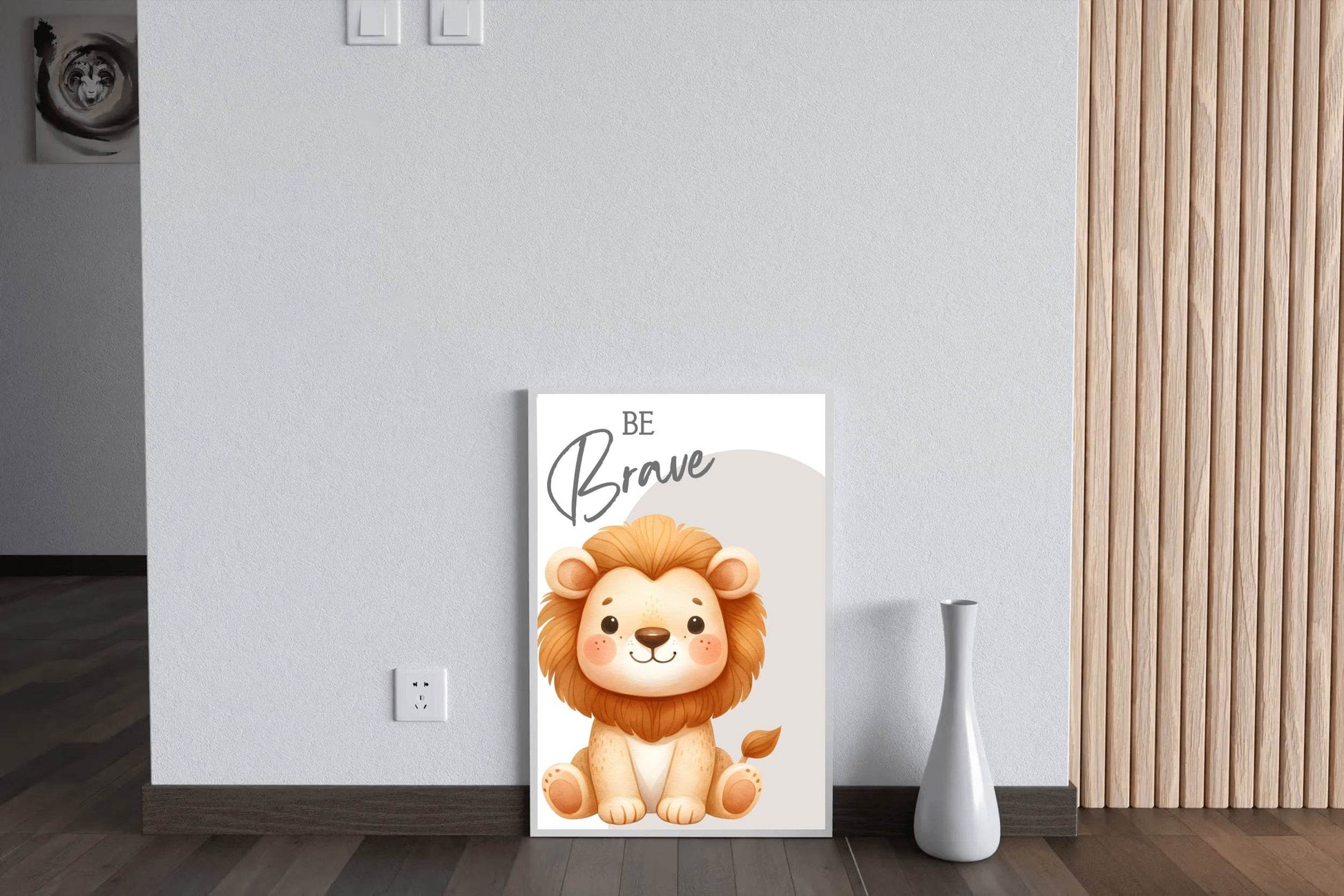 Cartoon Cub Illustration Wall Art - beink online art store