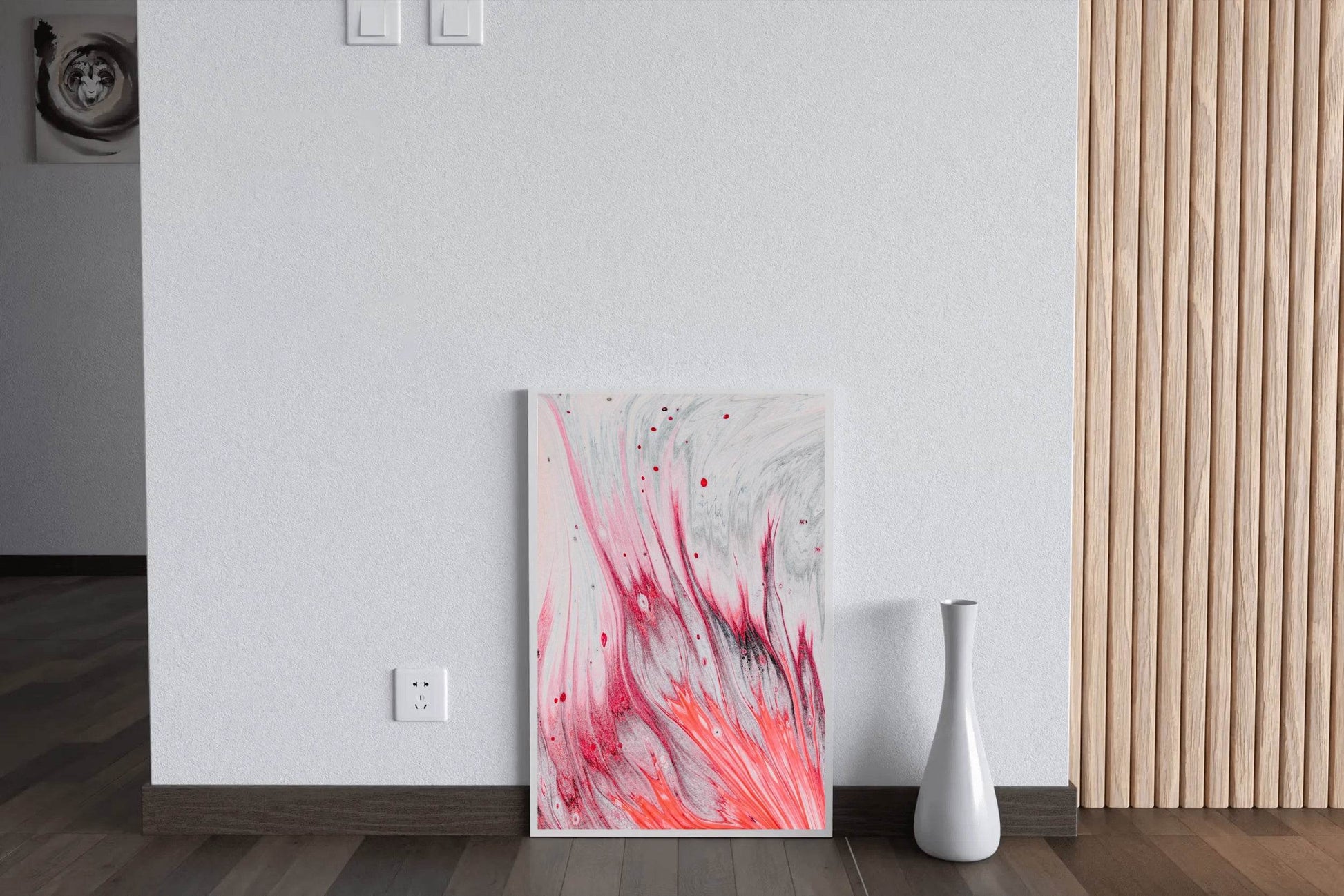 Smooth Long Run Elegent Brush Strokes Abstract Wall Art - beink online art store