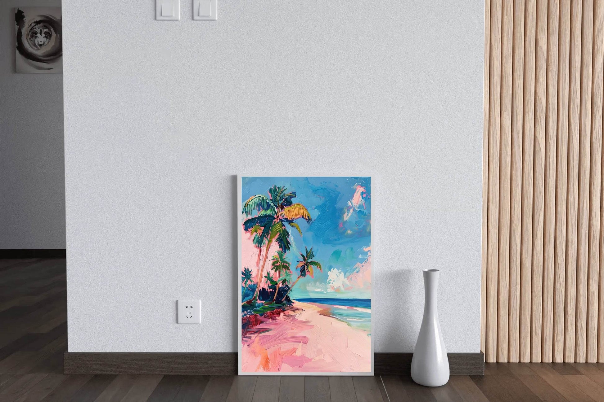 Watercolor Painting Of The Beach Wall Art - beink online art store