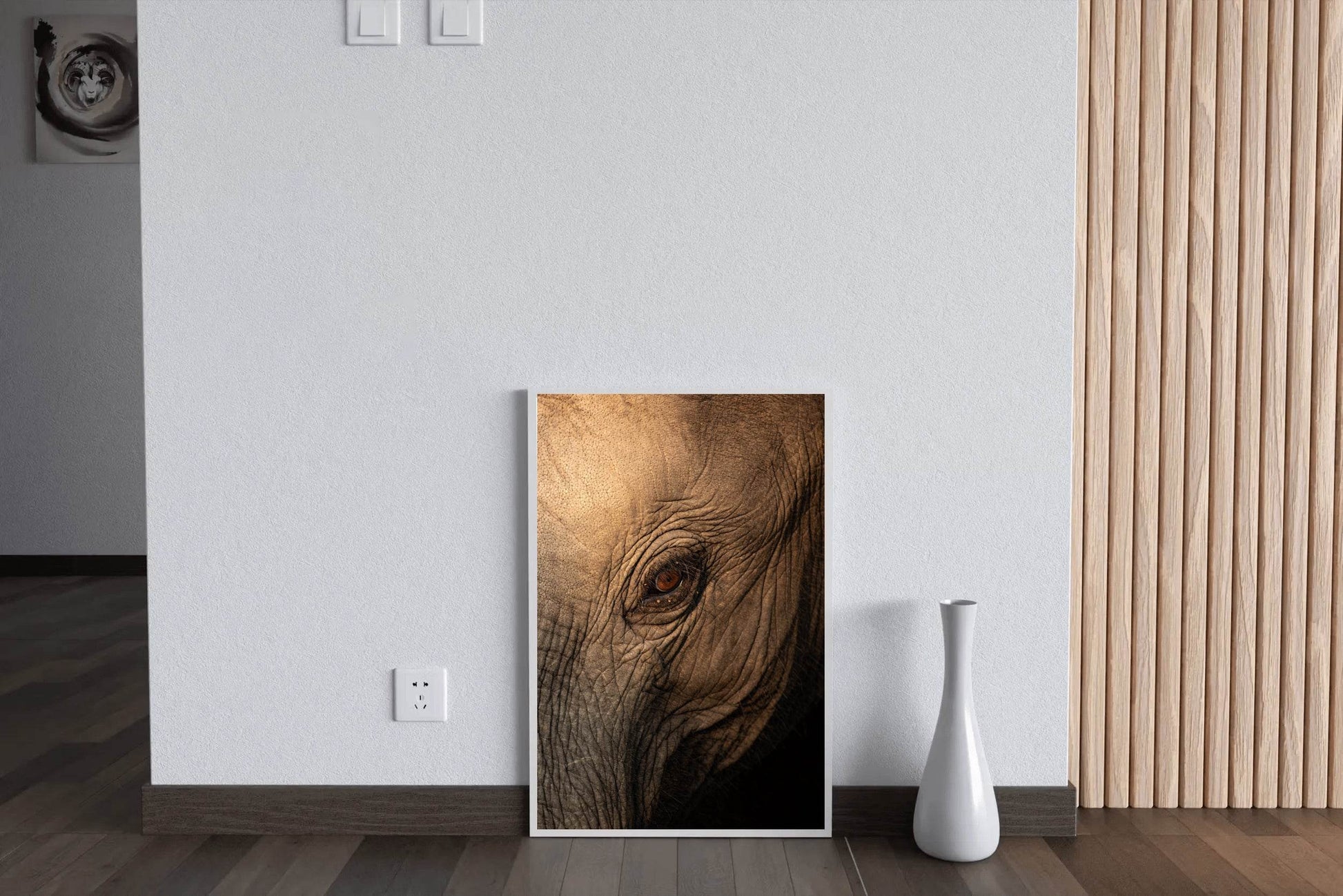 Eye of a Giant Elephant Wall Art - beink online art store