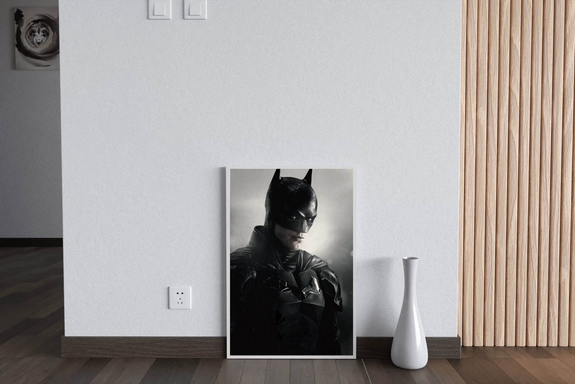 The Batman Black And white Wall Art - beink online art store