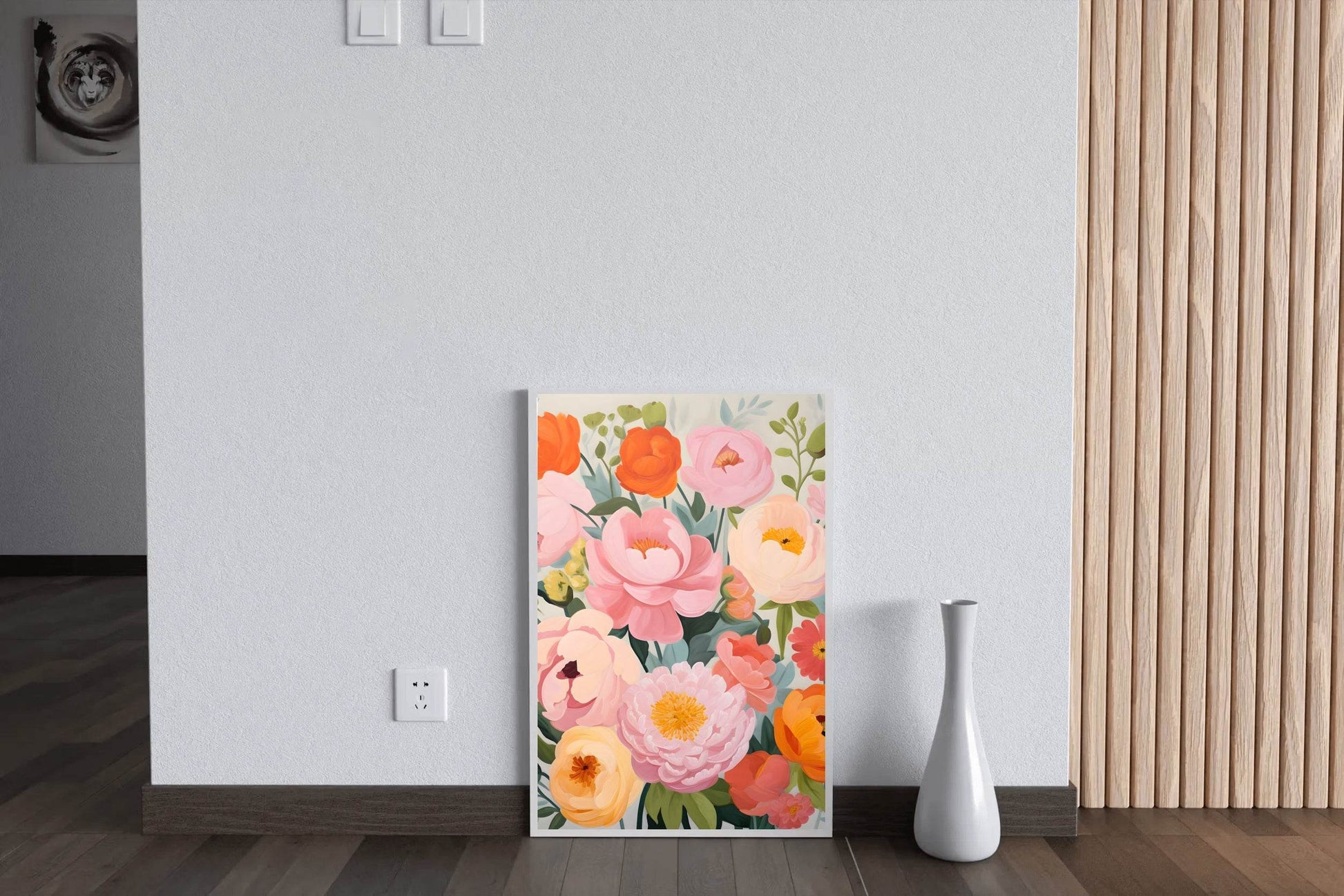 Painting of Colorful Flowers Wall Art - beink online art store