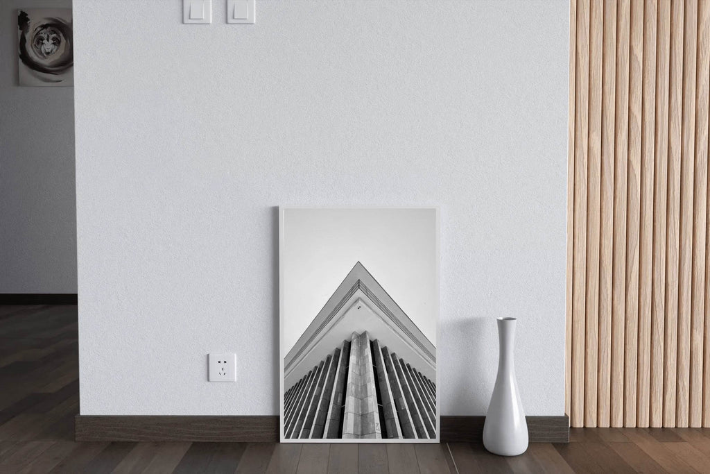 Building Architecture Black & White Wall Art - beink online art store