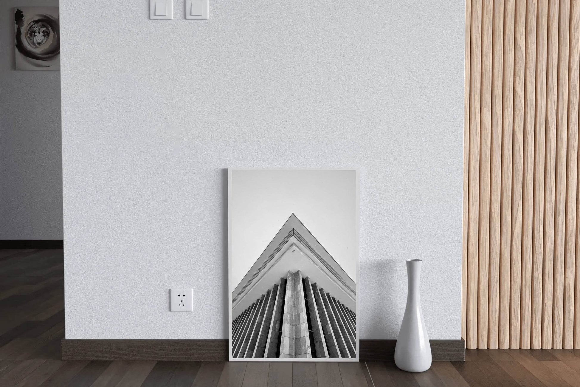 Building Architecture Black & White Wall Art - beink online art store