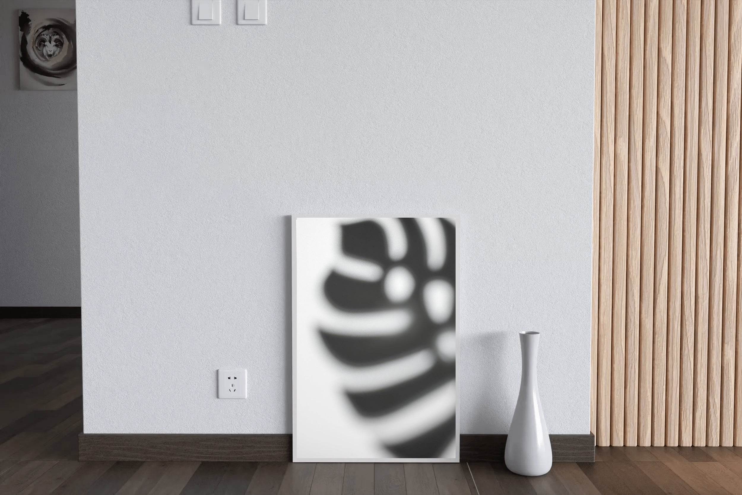 Zebra Footprint Black & White Wall Art - beink online art store