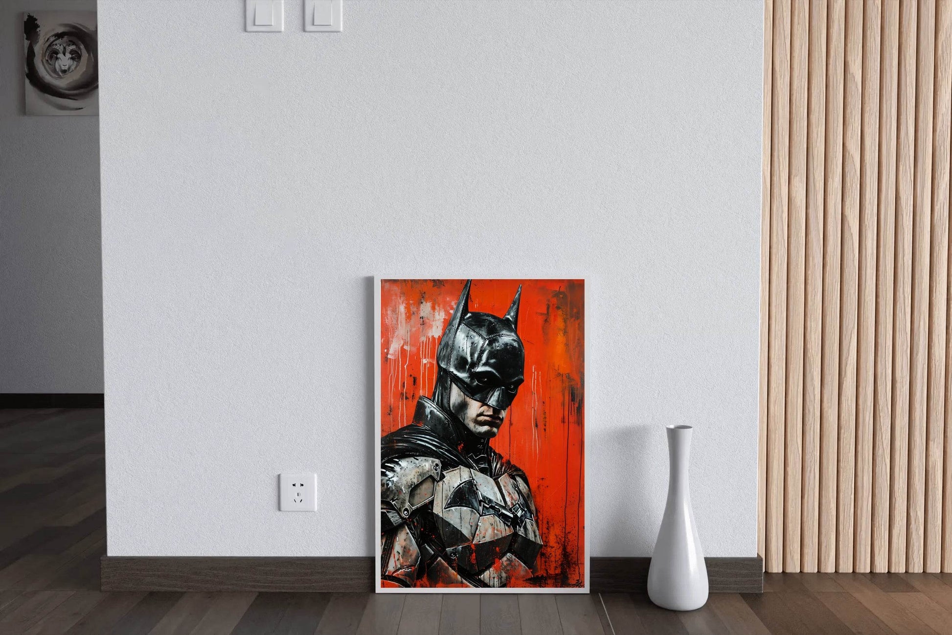 Painting of Robert Pattinson Batman Portrait - beink online art store