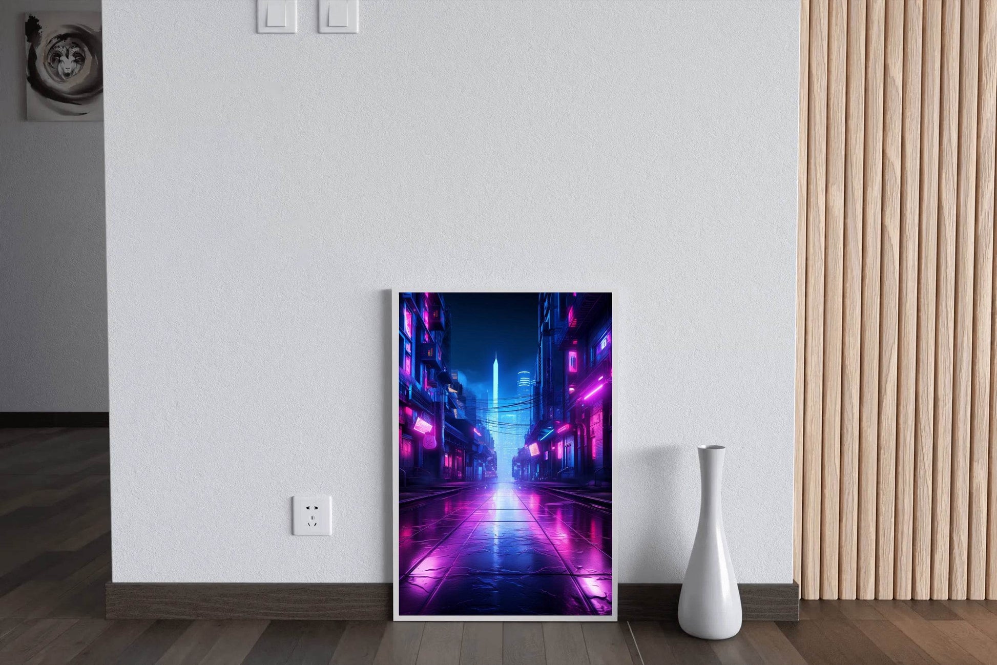 Neon City Wall Art - beink online art store