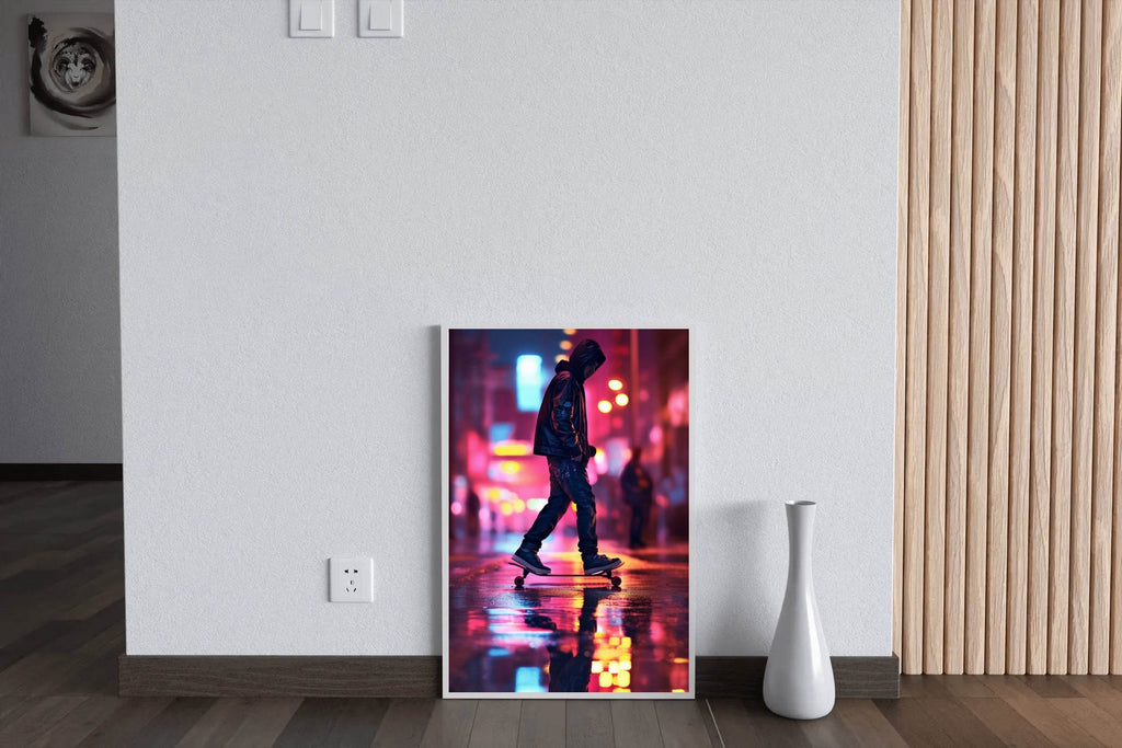 Young Skater Wall Art - beink online art store