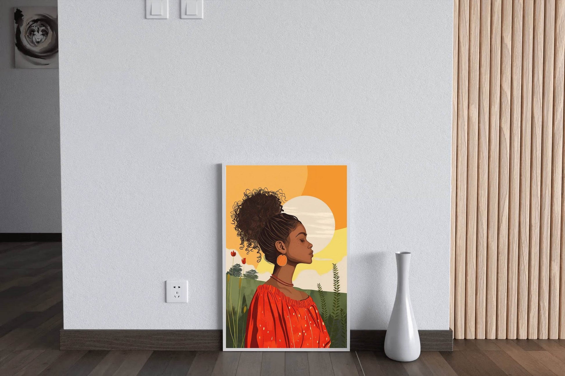 African Girl in Nature Wall Art - beink online art store