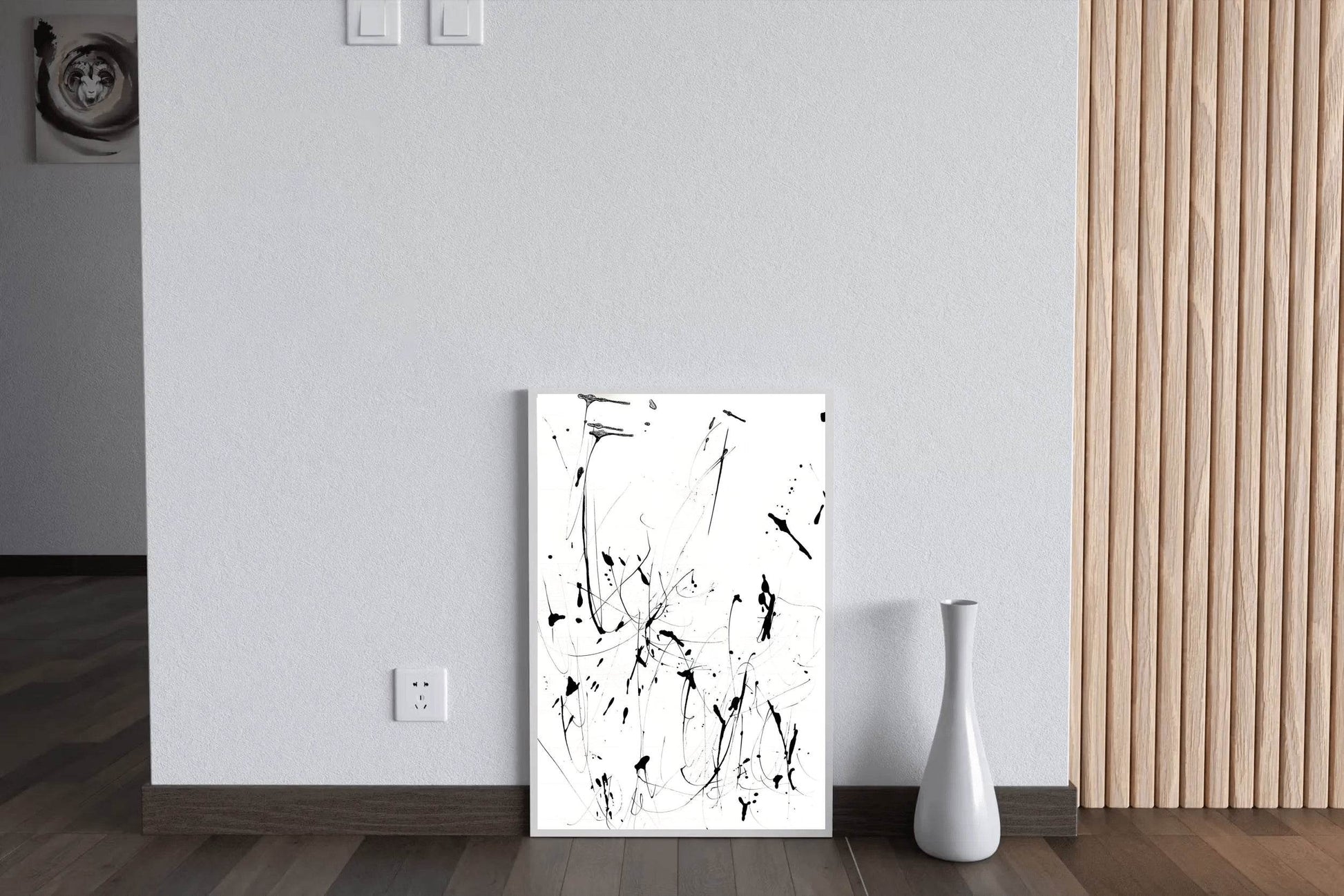 Abstract Ink Splatter Wall Art - beink online art store