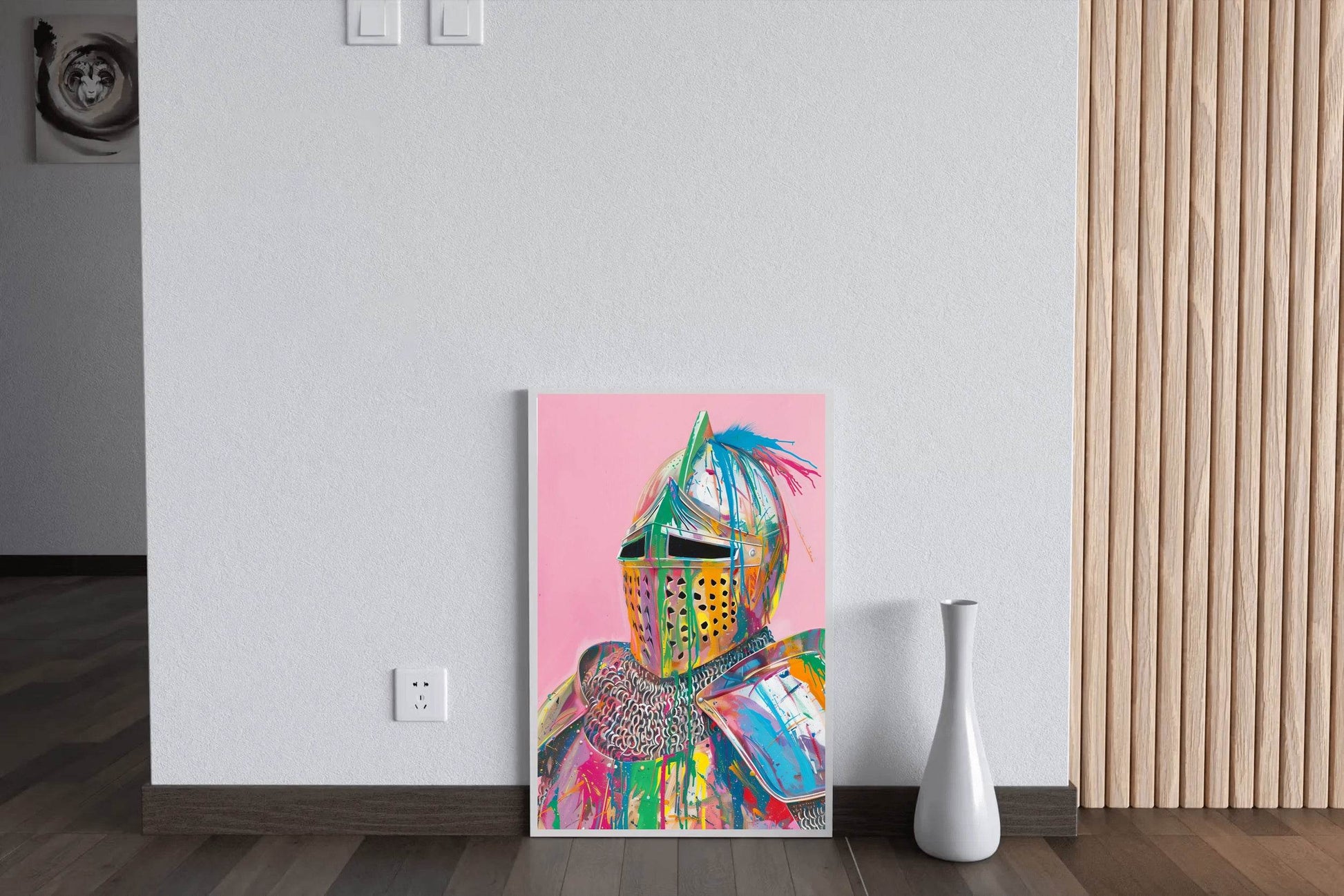 Colorful Knight Wall Art - beink online art store