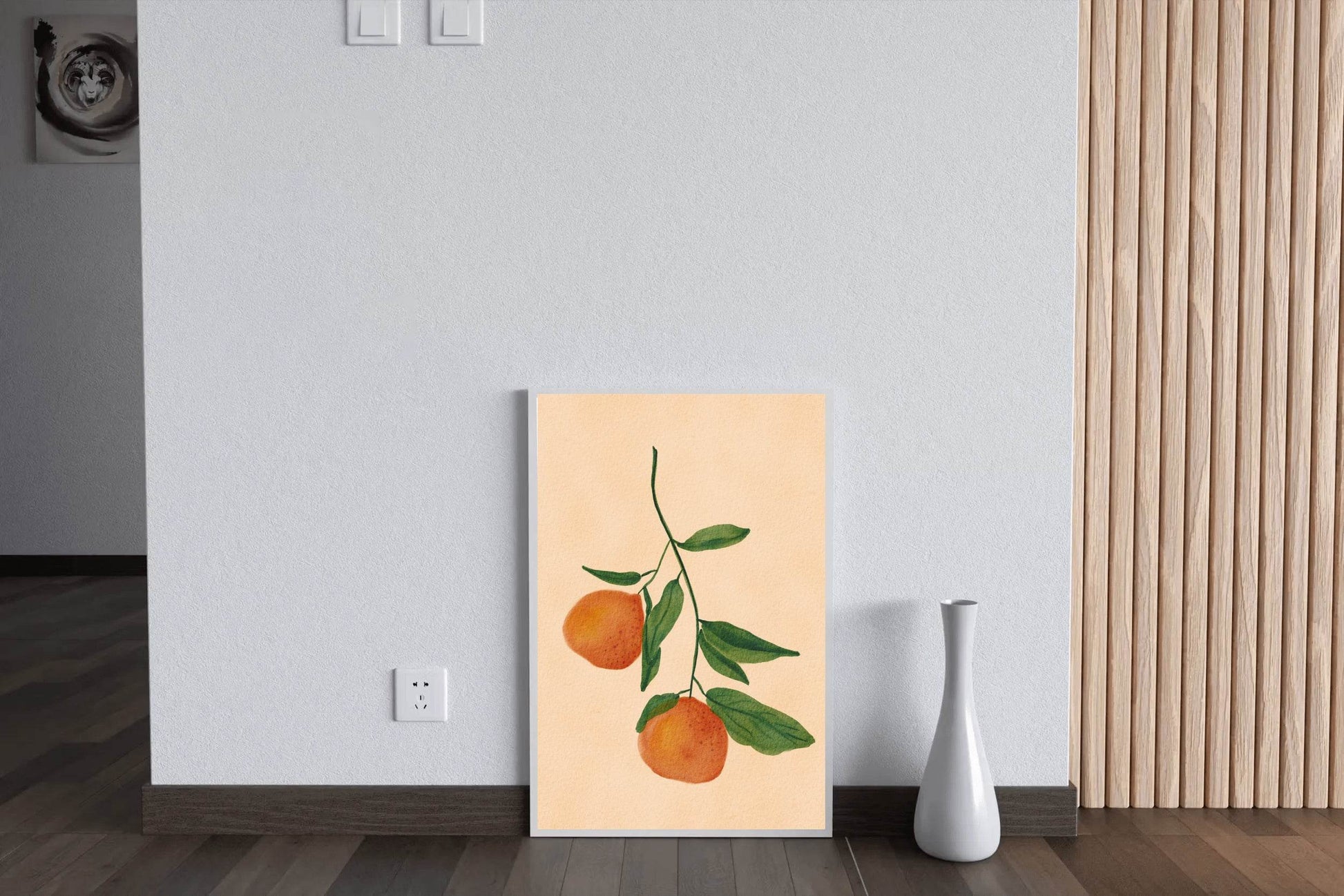 Fruit Tree Branch With Oranges Wall Art - beink online art store