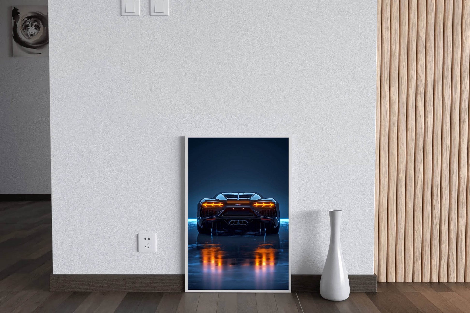 Lamborghini Light Effect Wall Art - beink online art store