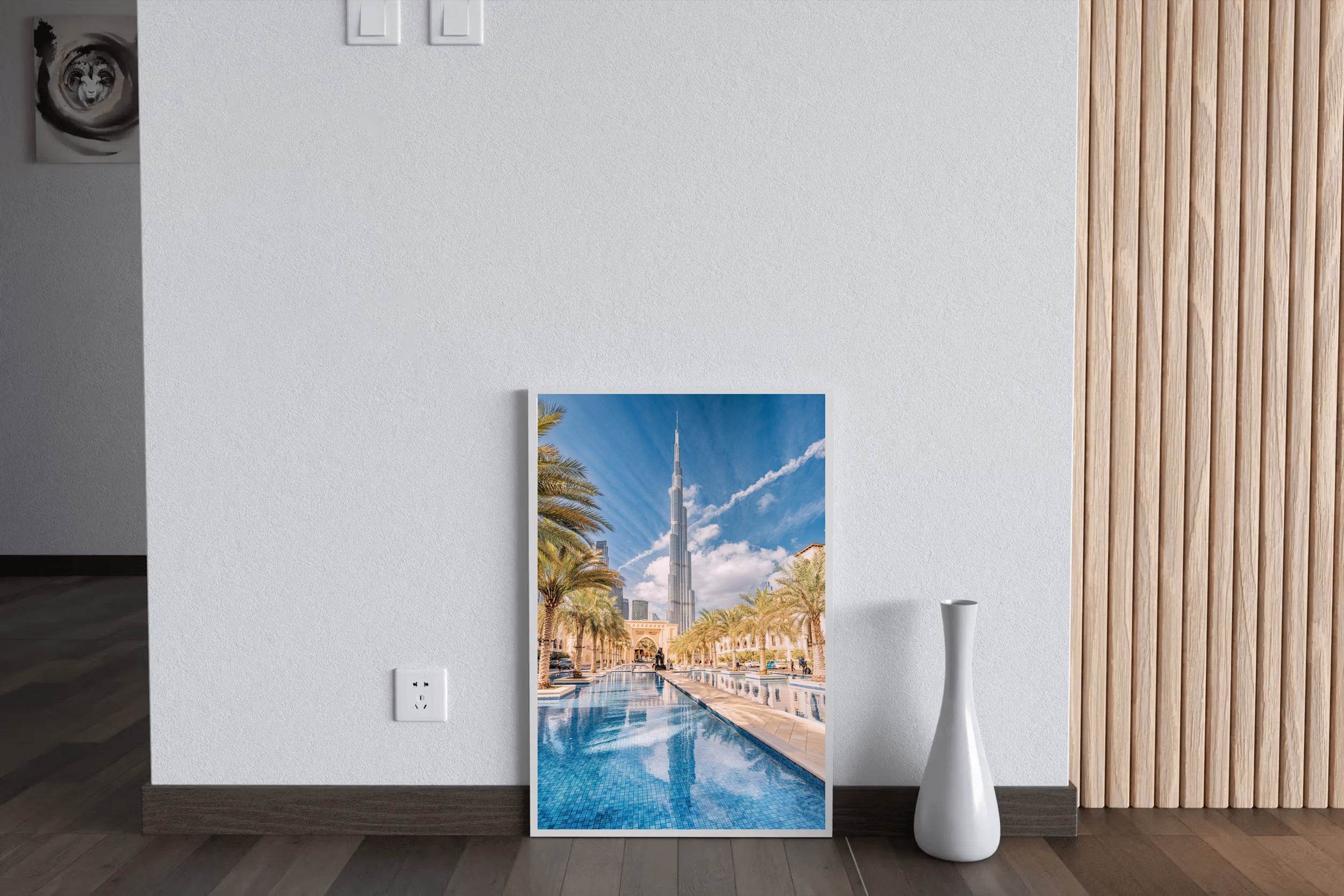 A View to the Burj Khalifa Wall Art - beink online art store