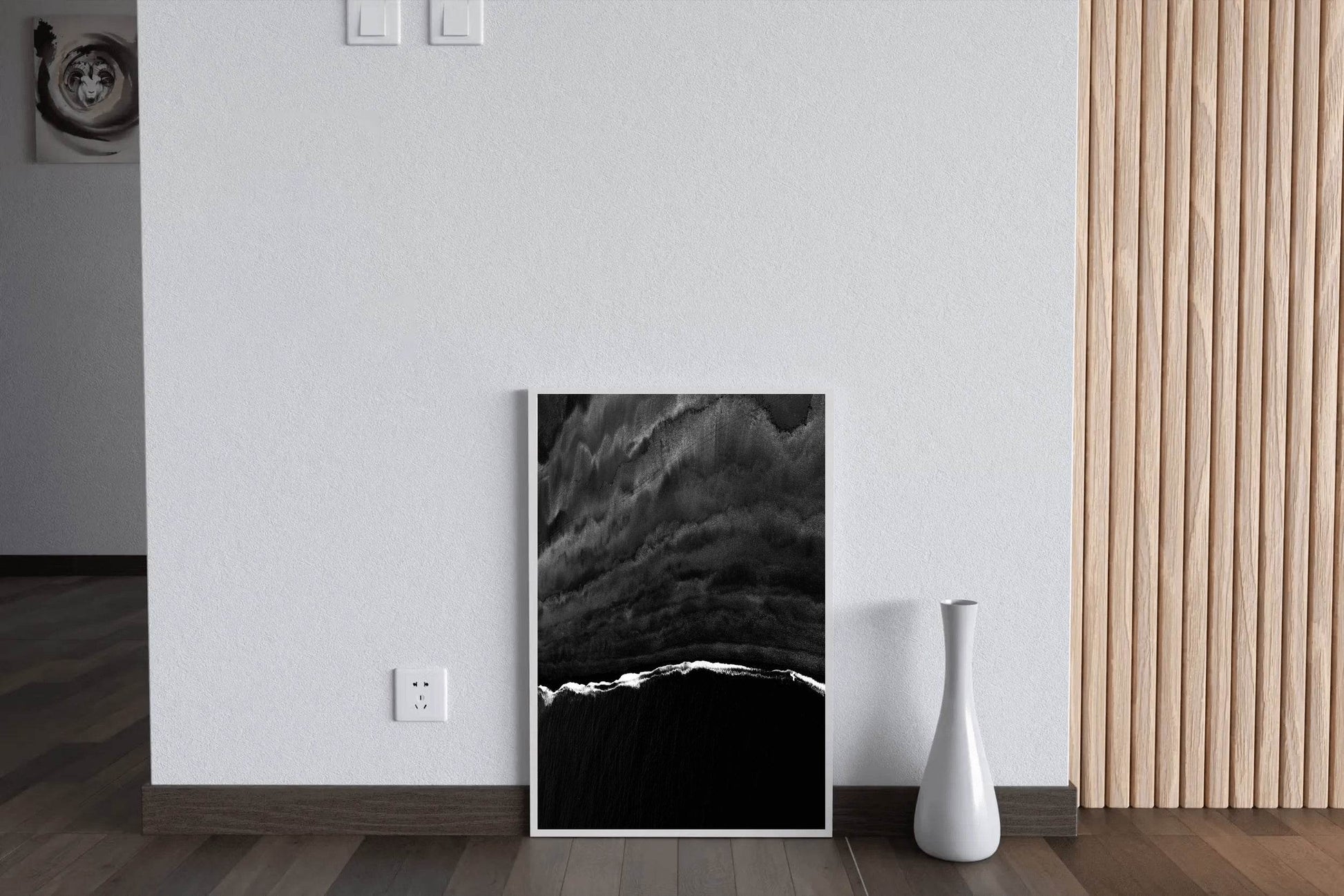 Dark Matter Abstract Wall Art - beink online art store