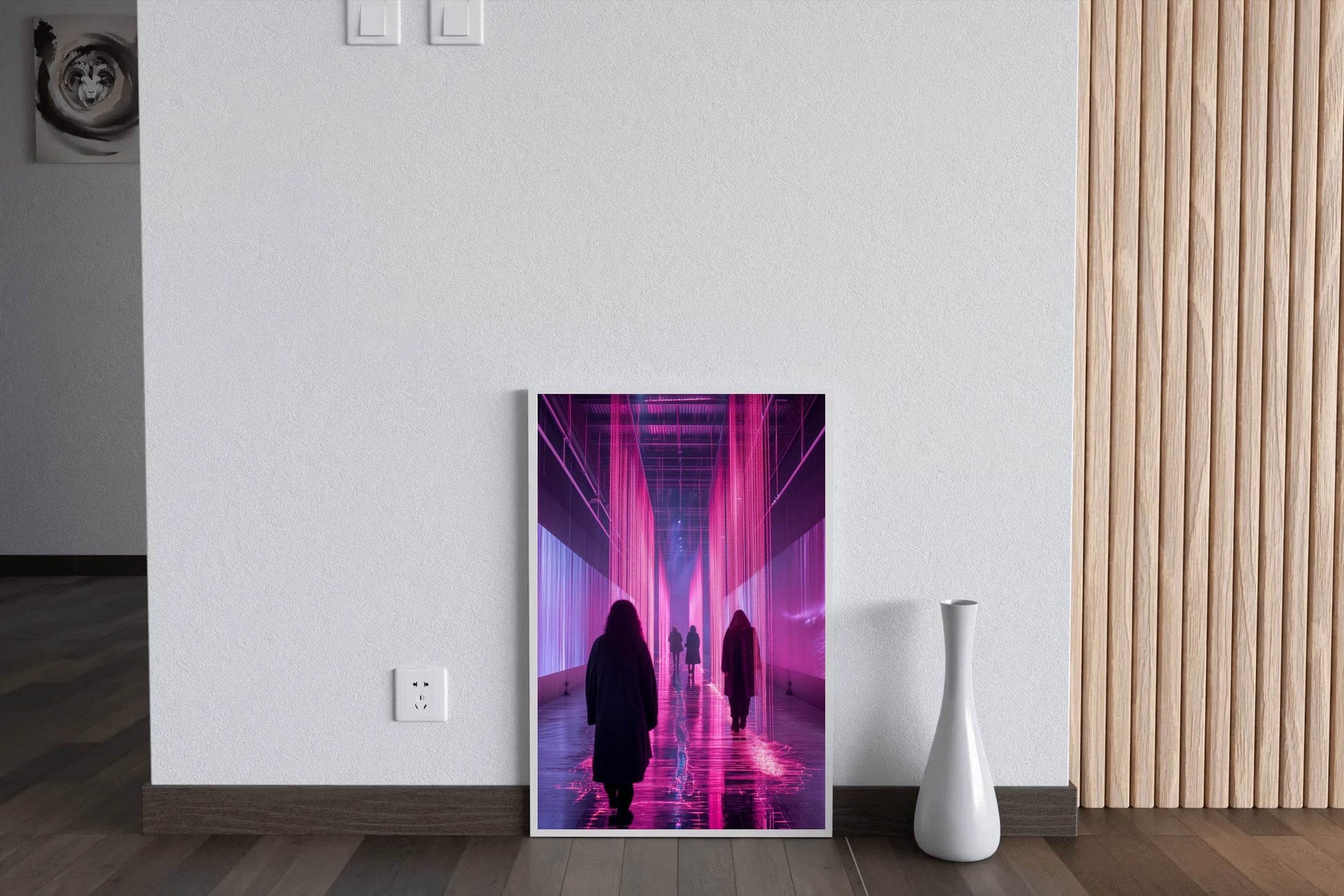 Pink Rain Wall Art - beink online art store