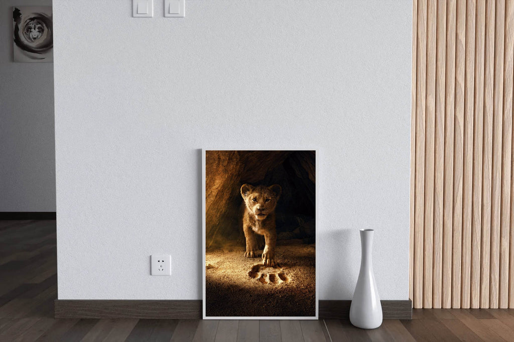 The Lion King Cub in Cave Wall Art - beink online art store