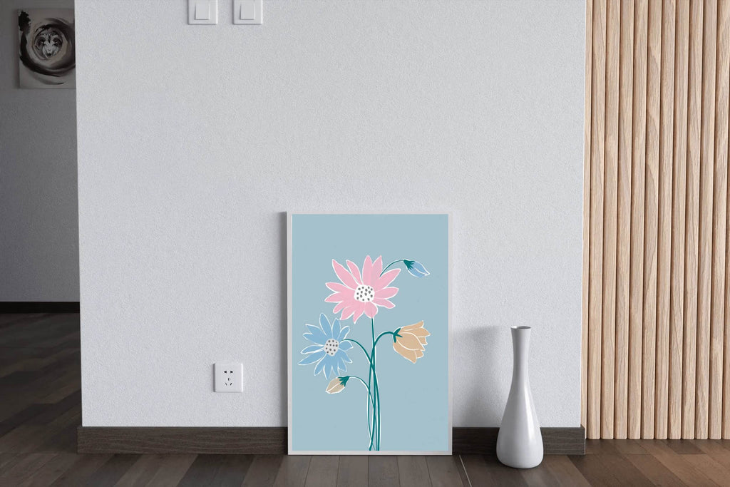Painting Fantasy Flowers Wall Art - beink online art store