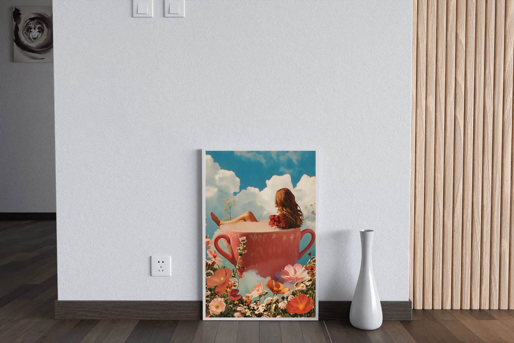 Photo Of A Girl in A Cup Wall Art - beink online art store