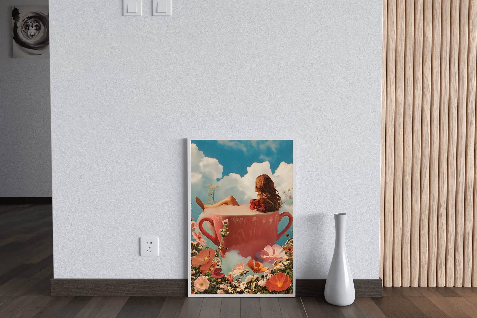 Photo Of A Girl in A Cup Wall Art - beink online art store