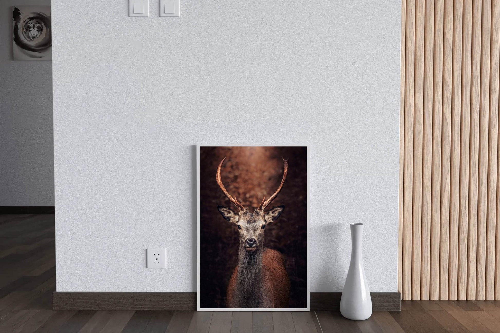 Red Deer Animal Wall Art - beink online art store