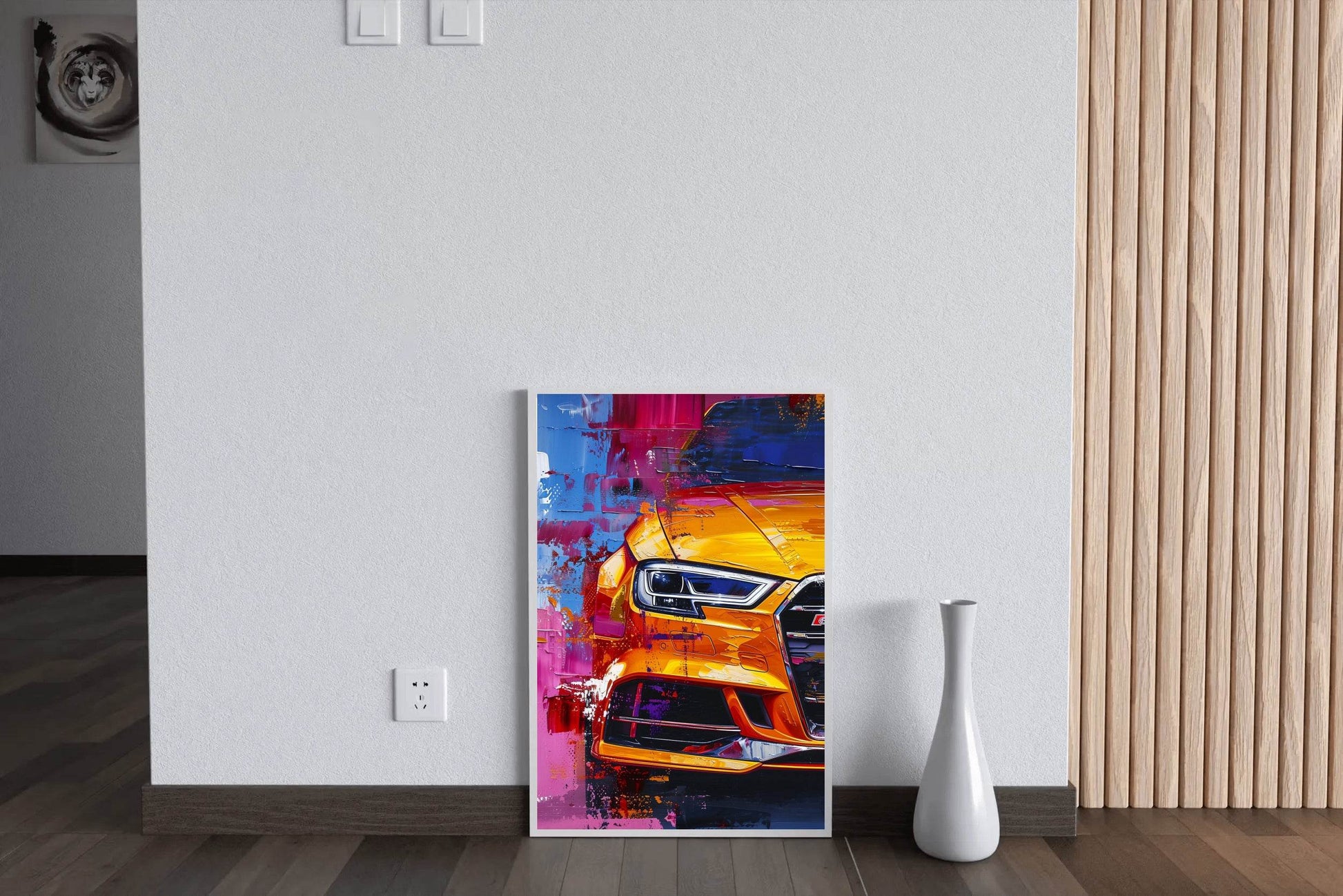 Mustang With LED Lights Wall Art - beink online art store