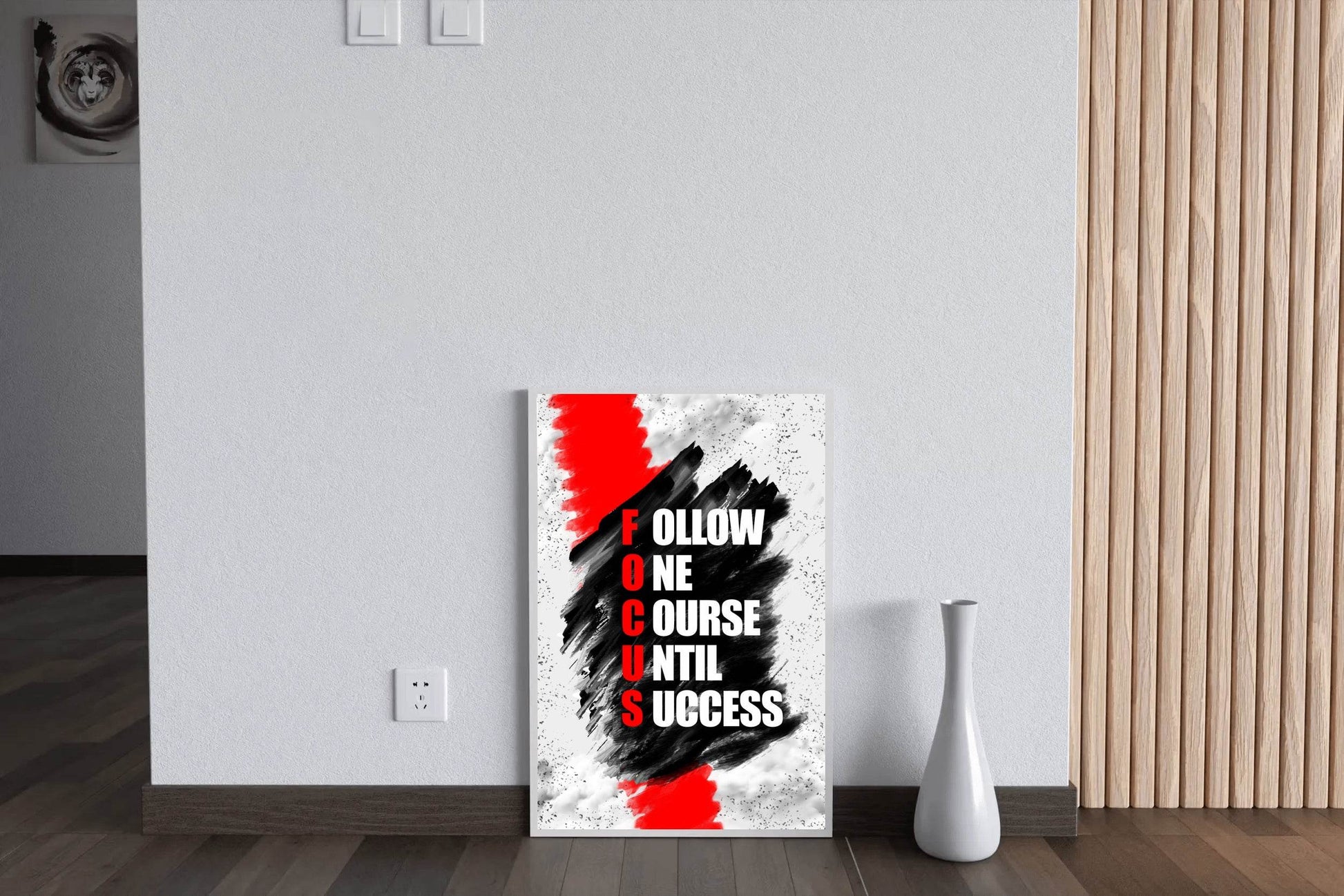 Focus Motivational Quote Wall Art - beink online art store