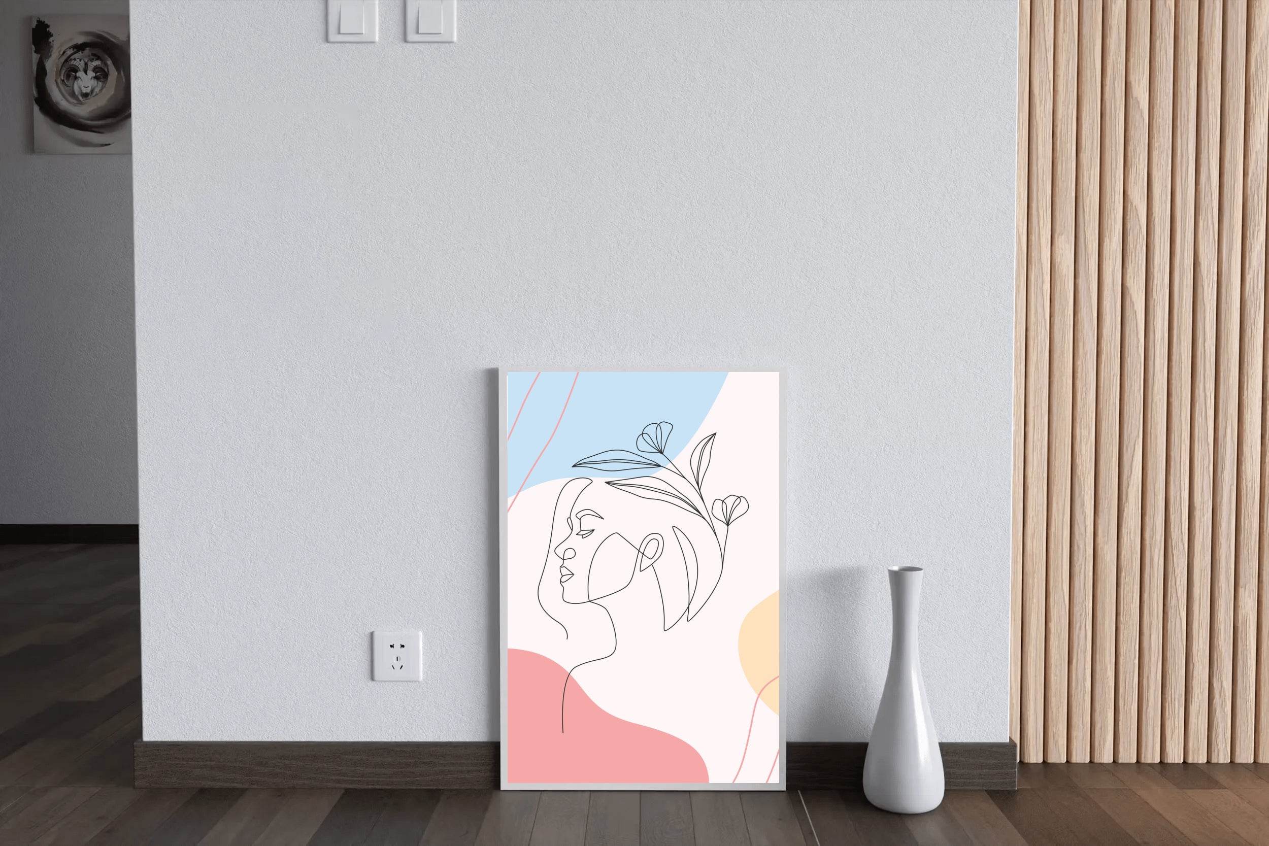 The Face Of a Sleeping Woman Wall Art - beink online art store